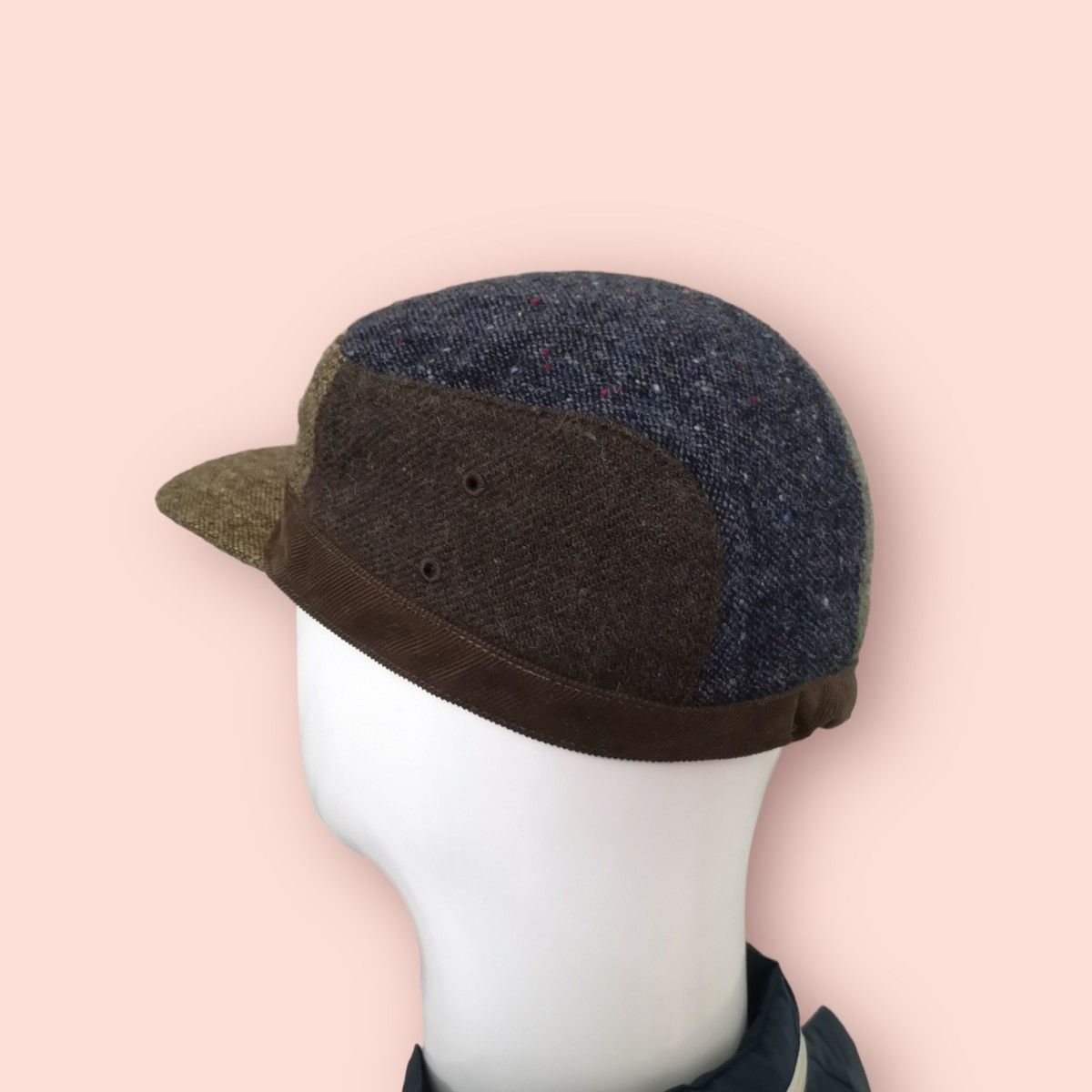 Japanese Brand × Magee VINTAGE TOP VALU X MAGEE OF DONEGAL WOOL TWEED PATROL HAT Size ONE SIZE - 4 Thumbnail