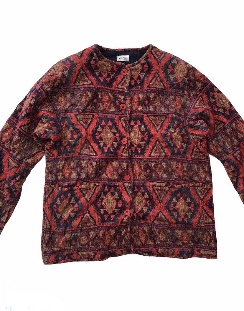Japanese Brand × Vintage Vintage 🇯🇵Yokomaha Motomachi Pachwork visvim Design jacket Size US L / EU 52-54 / 3 - 3 Thumbnail