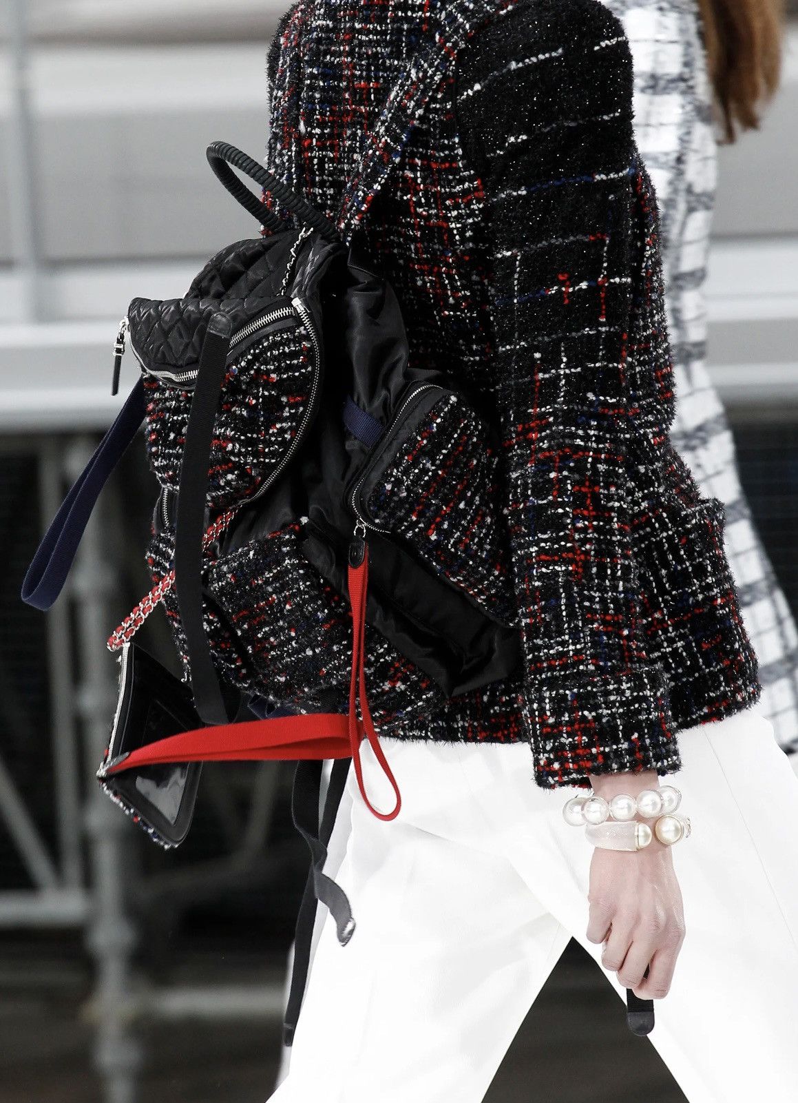 Chanel Chanel tweed backpack (Detachable ) + waist bag + card case Size ONE SIZE - 15 Thumbnail