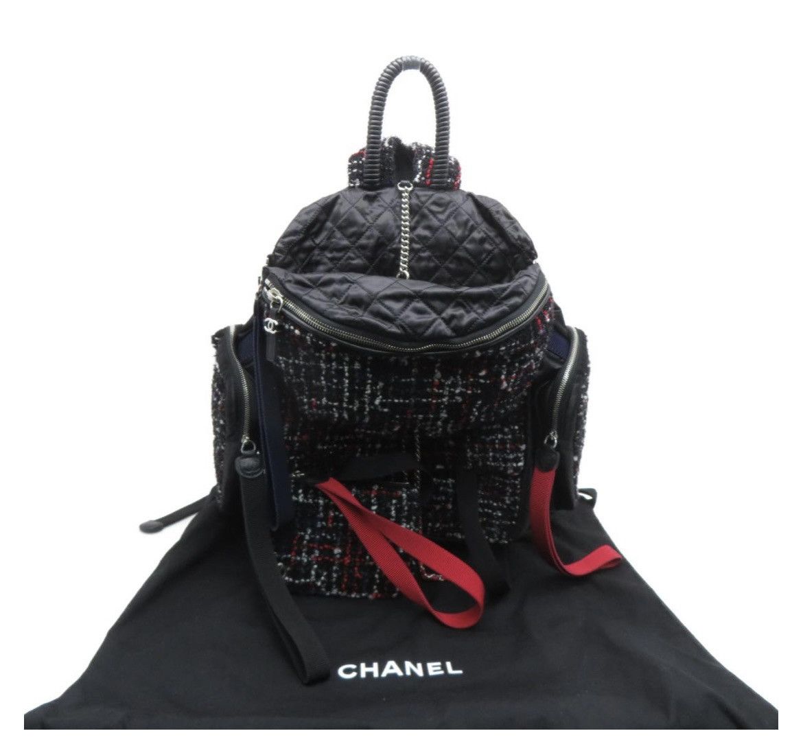 Chanel Chanel tweed backpack (Detachable ) + waist bag + card case Size ONE SIZE - 10 Thumbnail