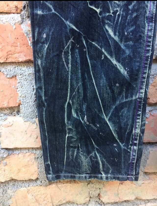 Japanese Brand Japanese Designer Nylaus Distressed Denim Pant Size US 34 / EU 50 - 7 Thumbnail
