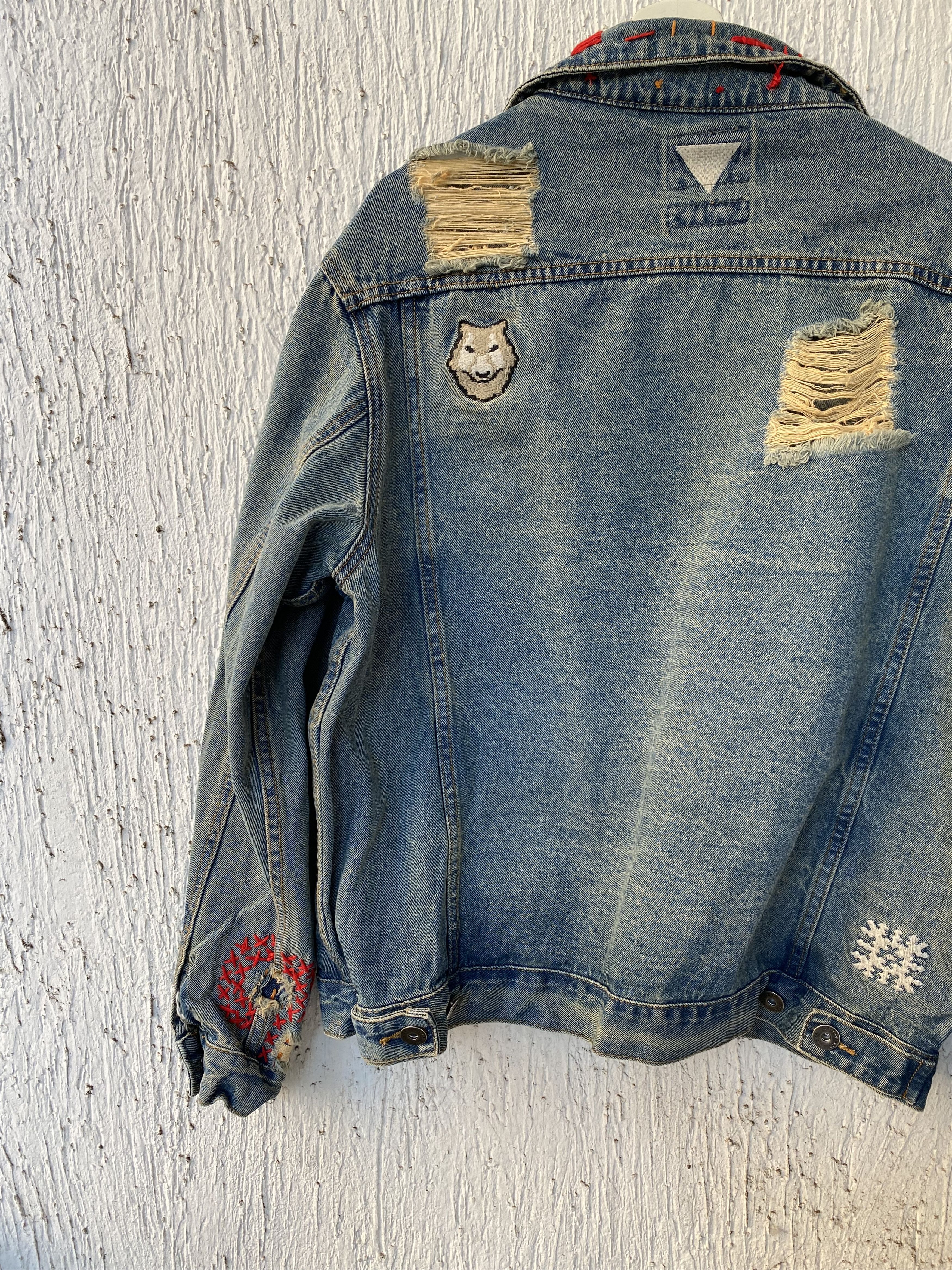 C2H4 destroyed patch jacket Size US M / EU 48-50 / 2 - 7 Thumbnail