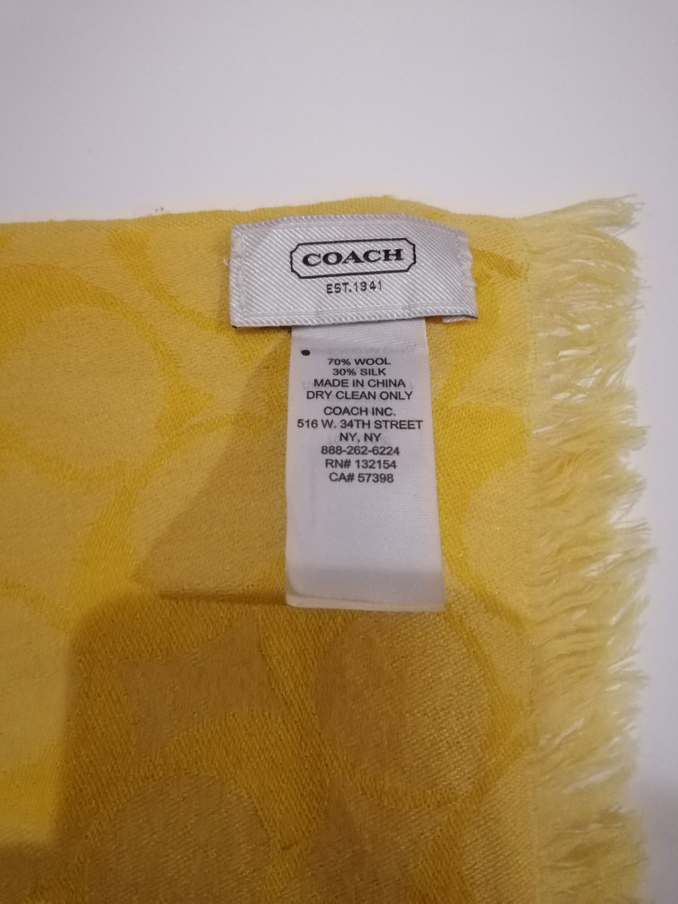 Coach × Designer COACH monogram silk scarf Size ONE SIZE - 4 Thumbnail