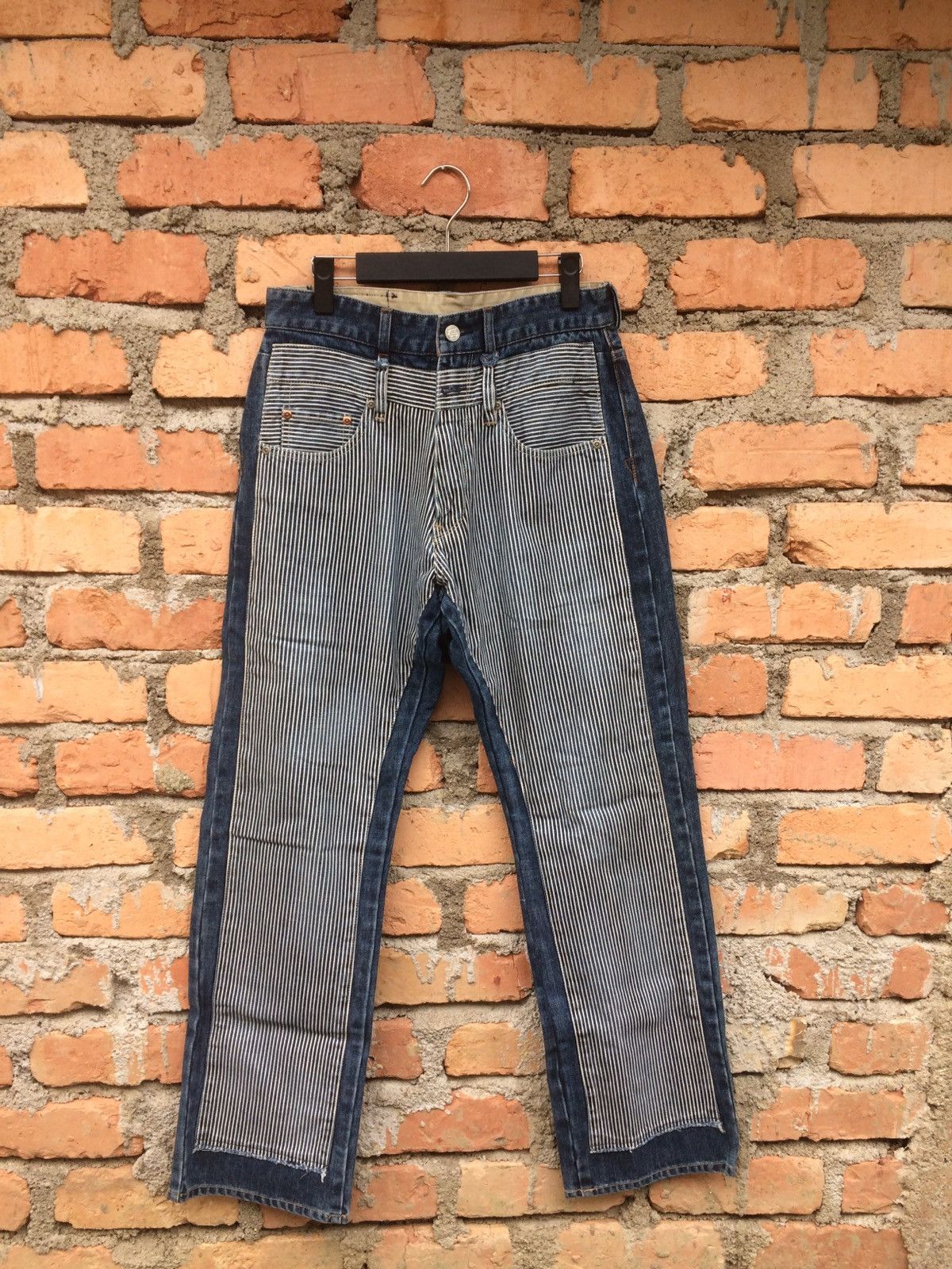 Japanese Brand Japanese Brand Ozoki etienne Stripes Design Pant Size US 30 / EU 46 - 1 Thumbnail