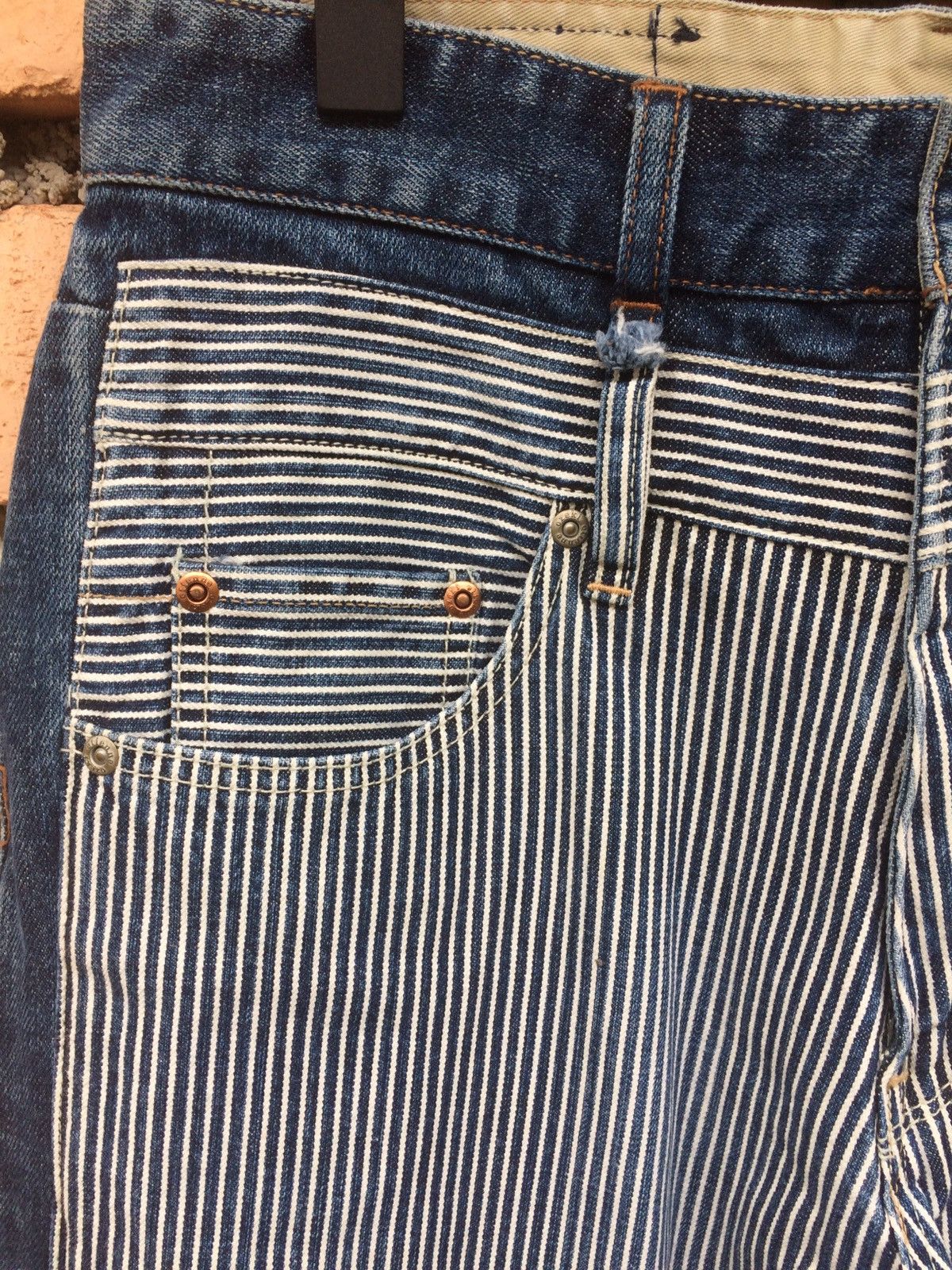 Japanese Brand Japanese Brand Ozoki etienne Stripes Design Pant Size US 30 / EU 46 - 4 Thumbnail
