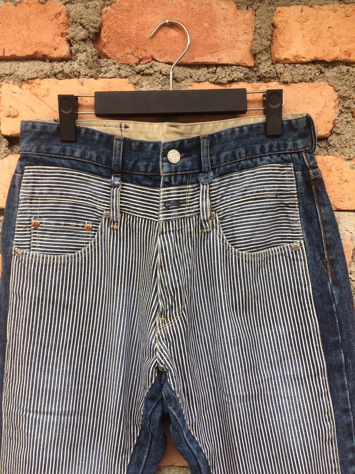 Japanese Brand Japanese Brand Ozoki etienne Stripes Design Pant Size US 30 / EU 46 - 2 Thumbnail