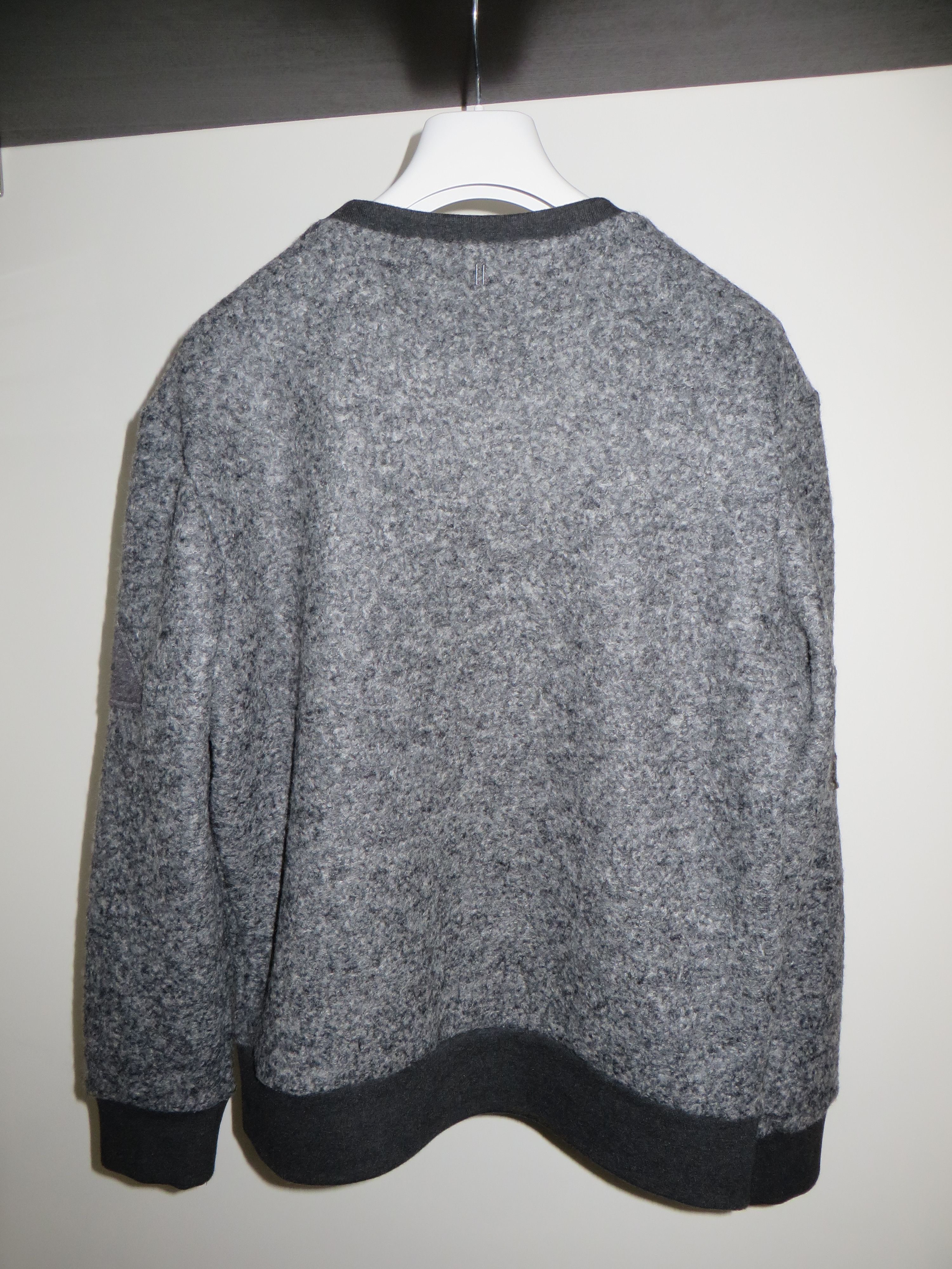 Neil Barrett Tweed and neoprene pop-art star sweatshirt Size US M / EU 48-50 / 2 - 3 Thumbnail