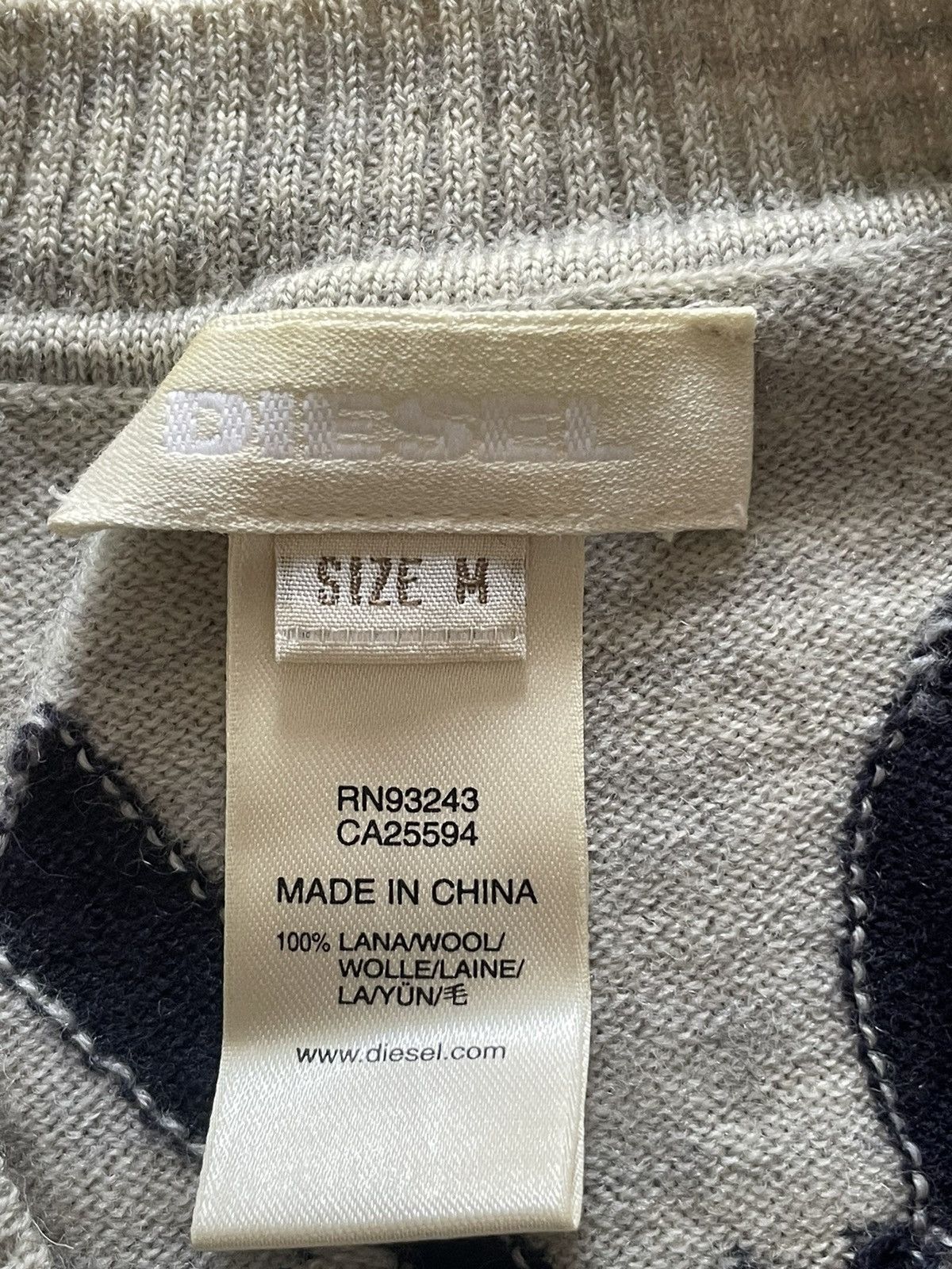 Diesel Diesel v neck sweater Size US M / EU 48-50 / 2 - 5 Thumbnail