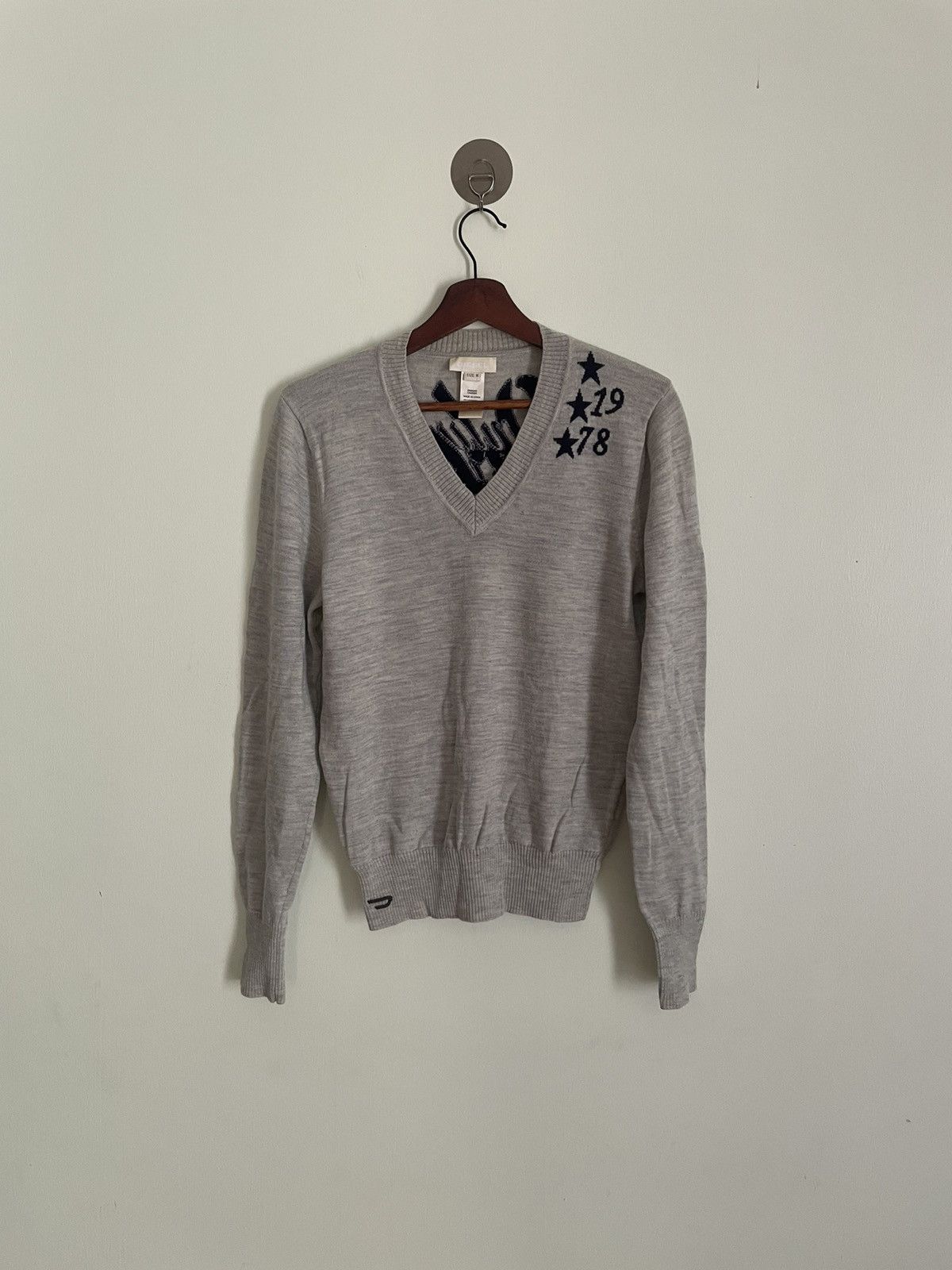 image of Diesel V Neck Sweater in Unspecified, Men's (Size Medium)