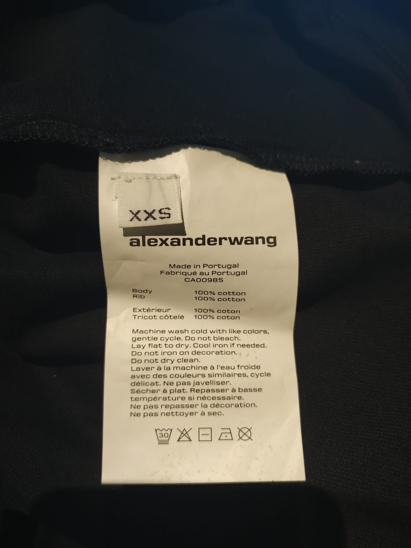 Alexander Wang Oversized logo print t-shirt Size US XXS / EU 40 - 7 Thumbnail
