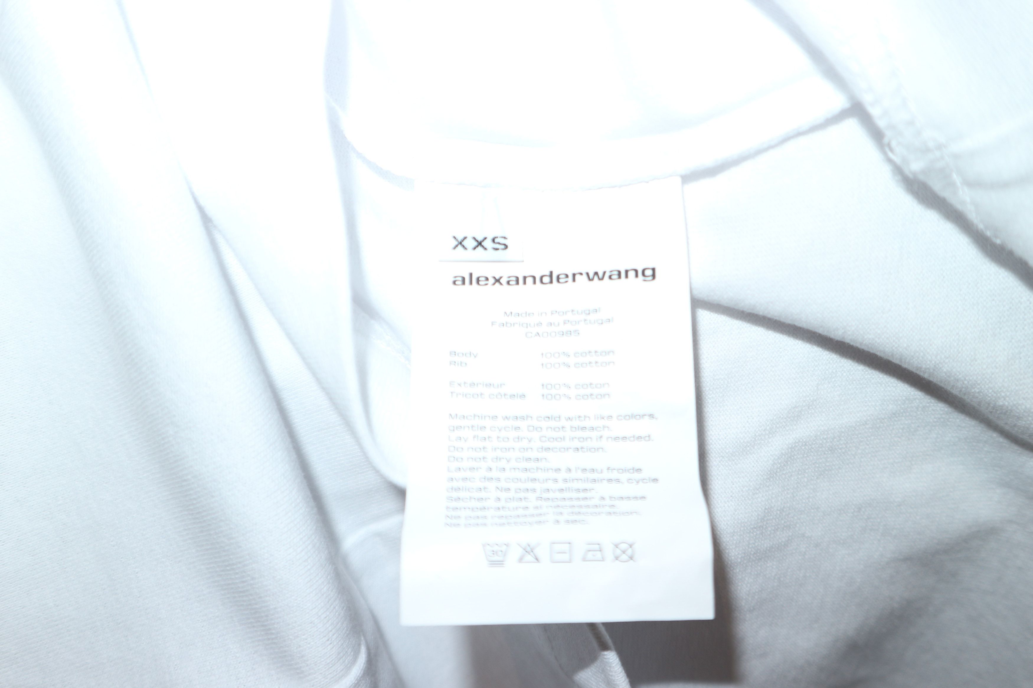 Alexander Wang logo print t-shirt Size US XXS / EU 40 - 9 Thumbnail