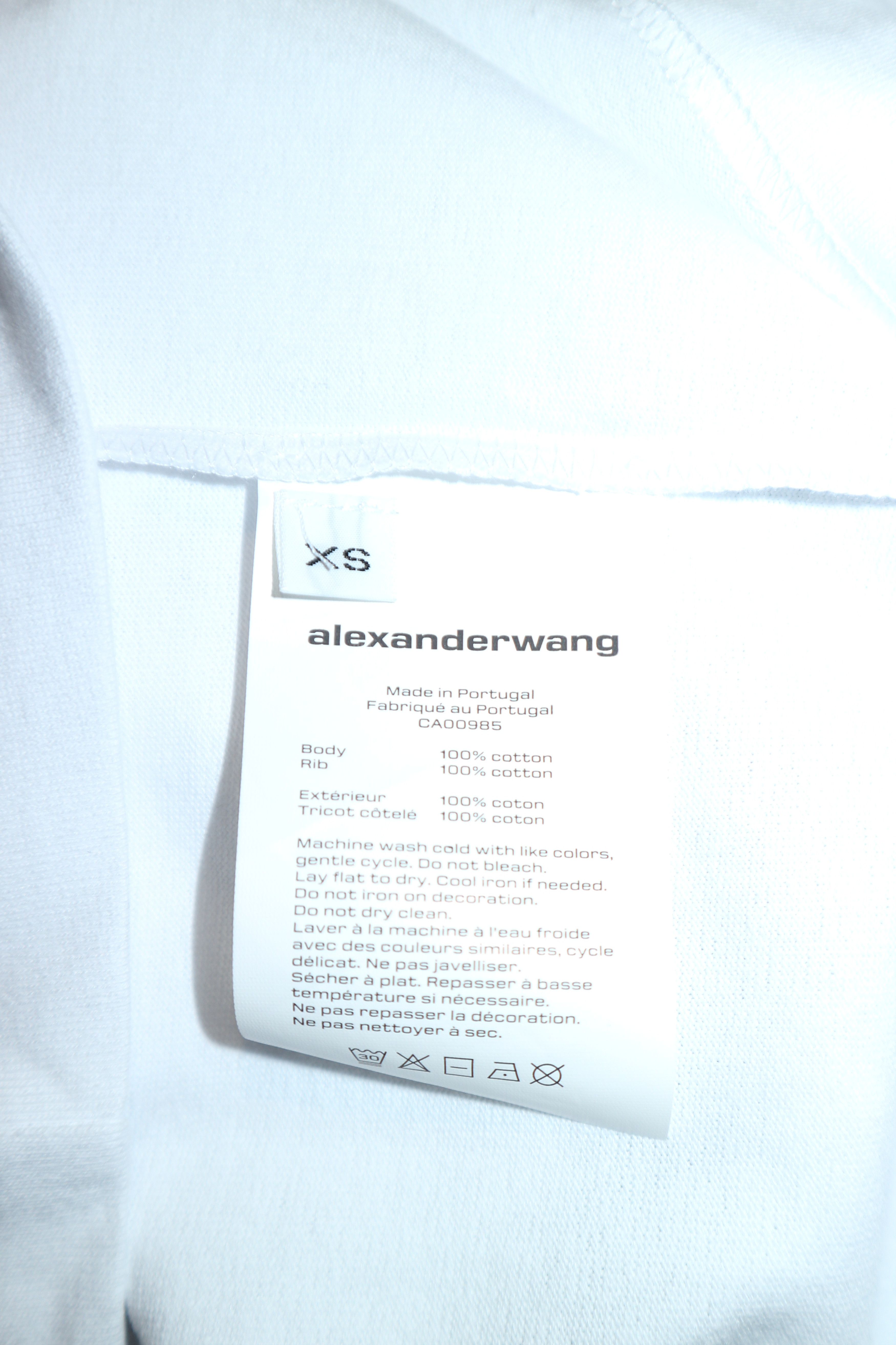 Alexander Wang Oversized logo print t-sirt Size US XS / EU 42 / 0 - 9 Thumbnail