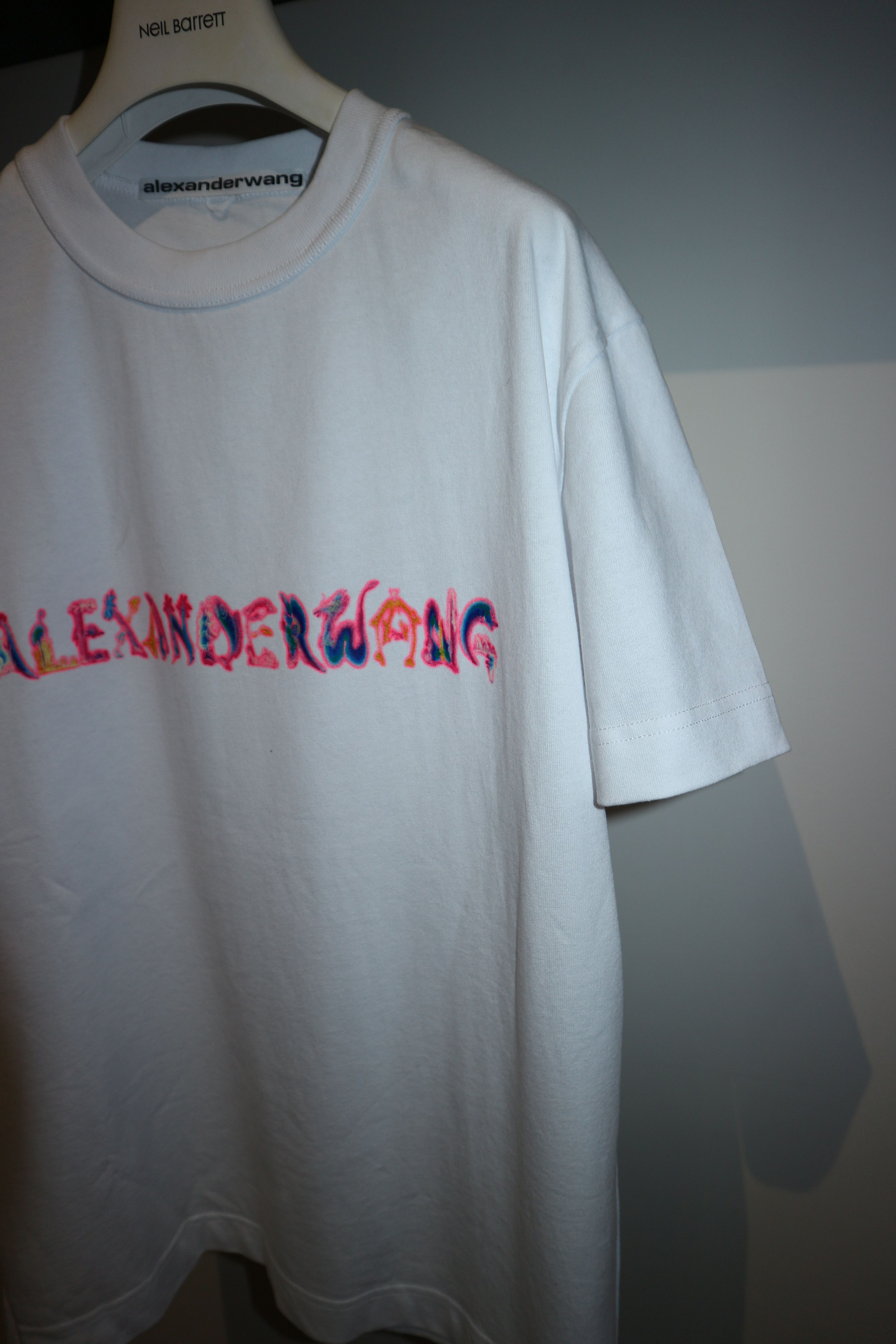 Alexander Wang Oversized logo print t-sirt Size US XS / EU 42 / 0 - 2 Thumbnail