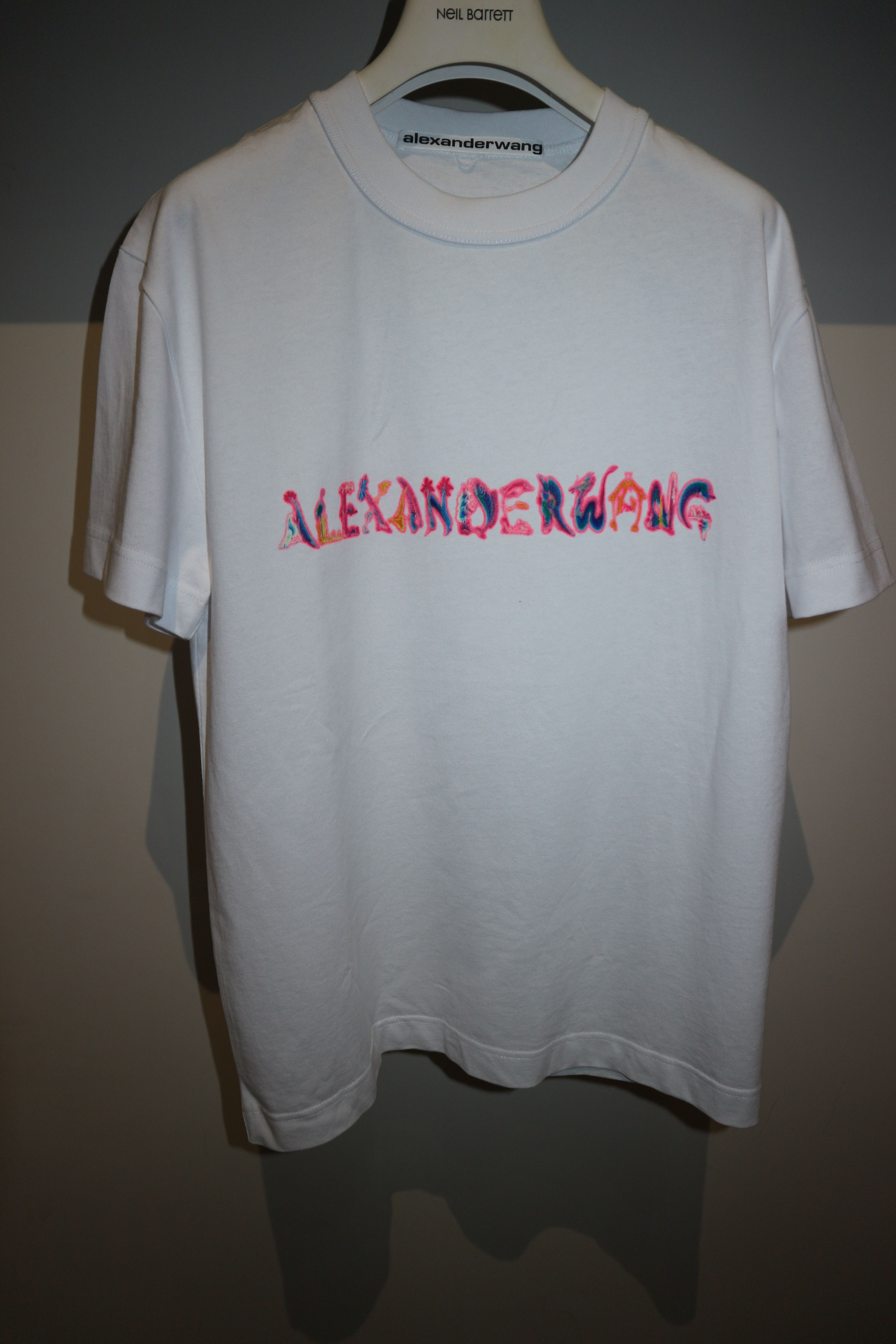 Alexander Wang Oversized logo print t-sirt Size US XS / EU 42 / 0 - 1 Thumbnail