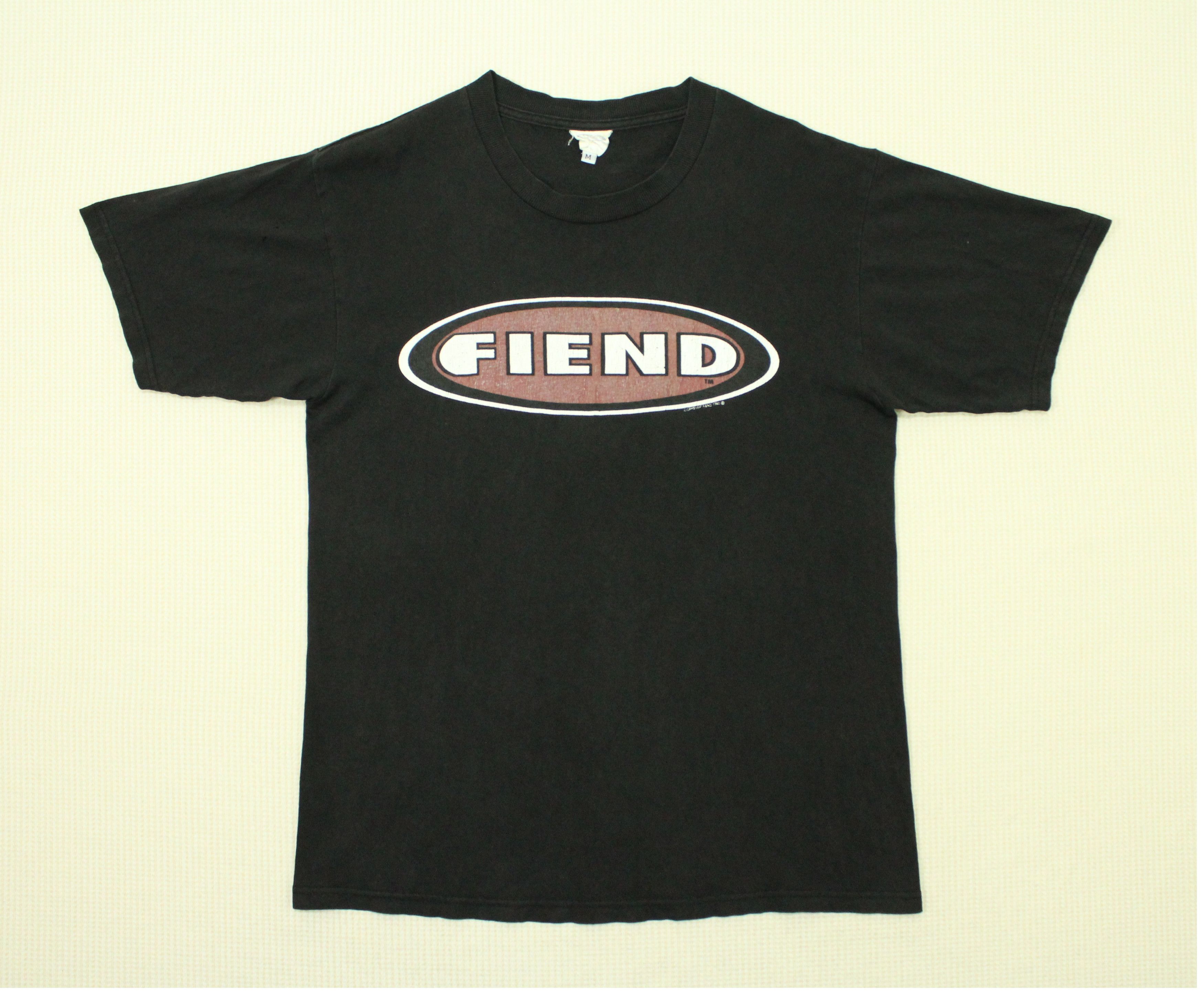 Band Tees Vintage 90s FIEND T Shirt Skate Streetwear Stussy Powell Size US M / EU 48-50 / 2 - 4 Thumbnail