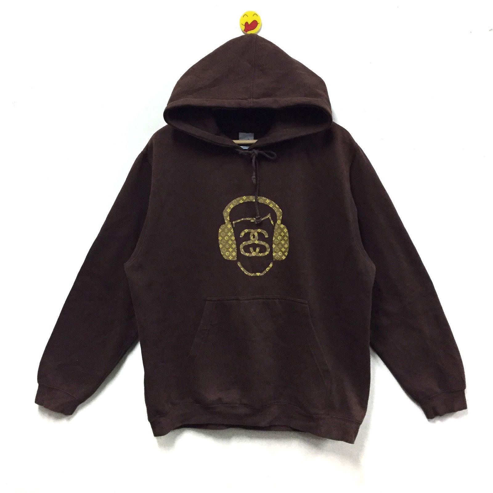 Rare Vintage OG Stussy LV rip hoodie. , This is from