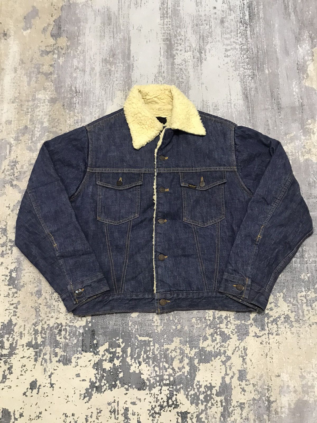 Vintage Vintage Roebucks Denim Sherpa Jacket Size US M / EU 48-50 / 2 - 1 Thumbnail