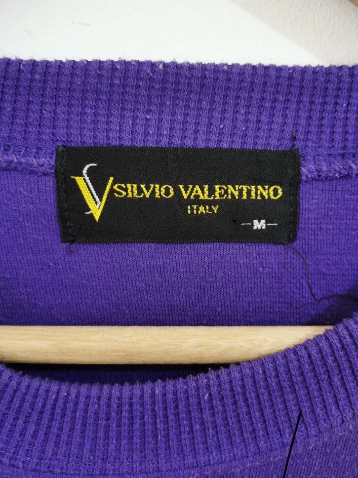 Valentino × Vintage Silvio Valentino Embroidered Logo Sweatshirt | M Size US M / EU 48-50 / 2 - 4 Thumbnail
