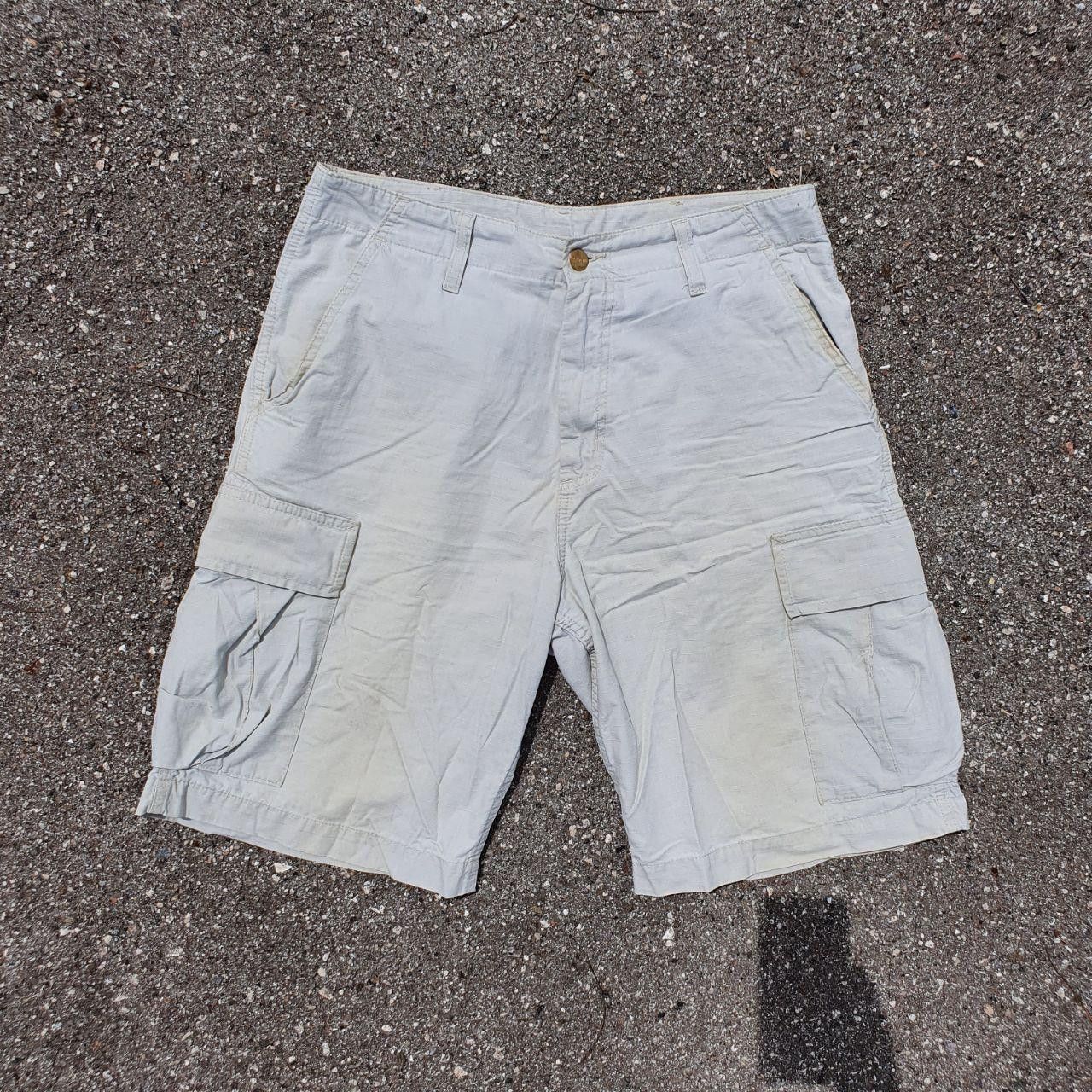 Carhartt × Carhartt Wip × Vintage Vintage Carhartt Bermuda Cargo Shorts Size US 32 / EU 48 - 7 Thumbnail