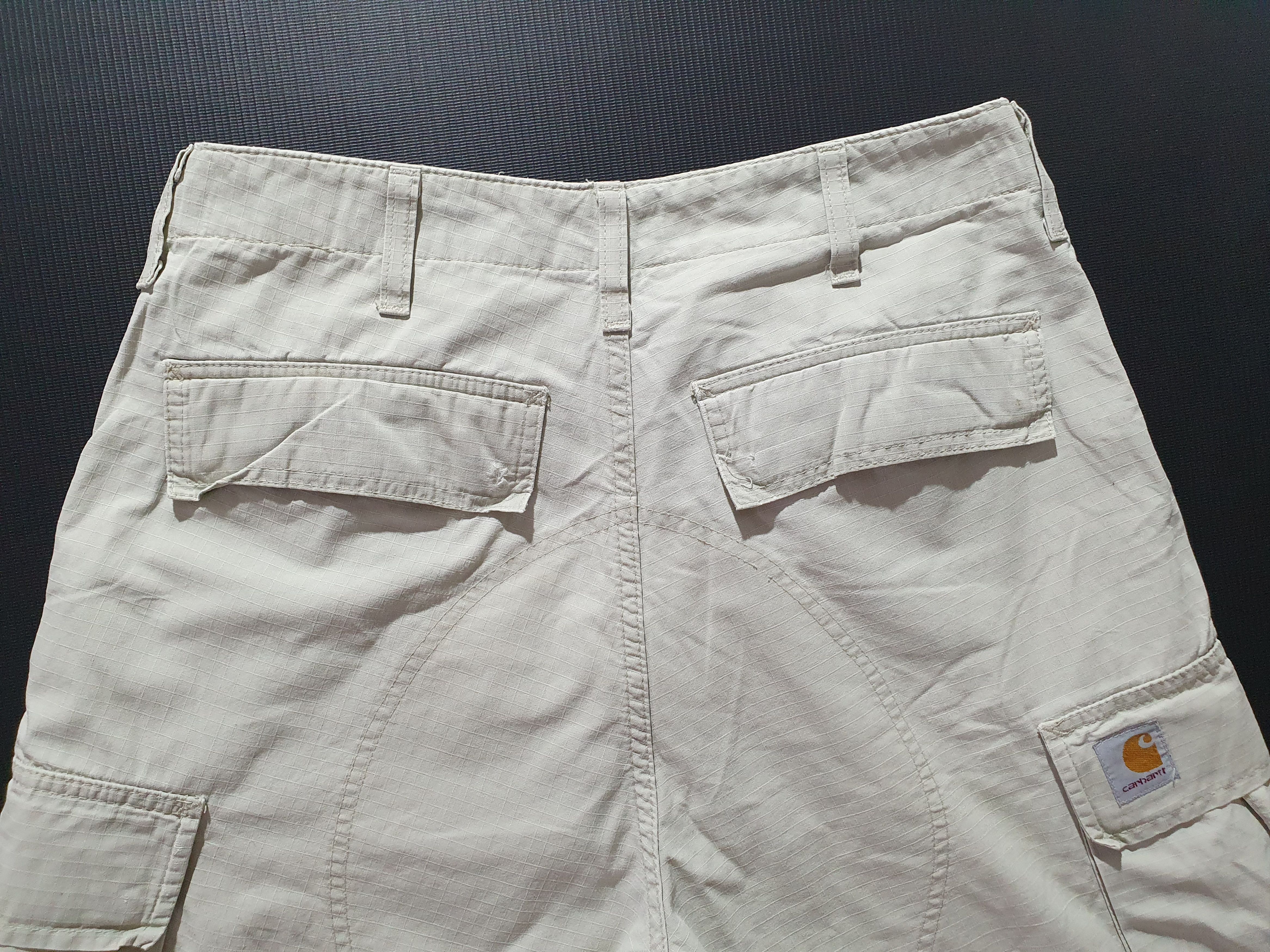 Carhartt × Carhartt Wip × Vintage Vintage Carhartt Bermuda Cargo Shorts Size US 32 / EU 48 - 13 Thumbnail