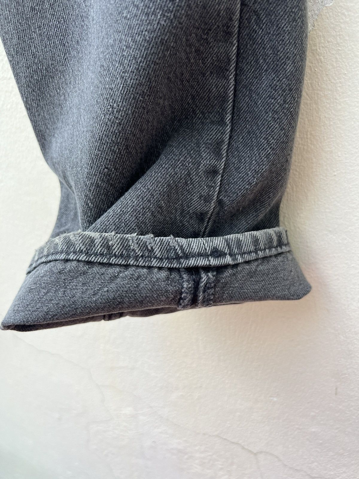 Levi's Vintage 1995 Levi’s 501 USA Fade Super Black Denim Jeans Size US 32 / EU 48 - 12 Thumbnail