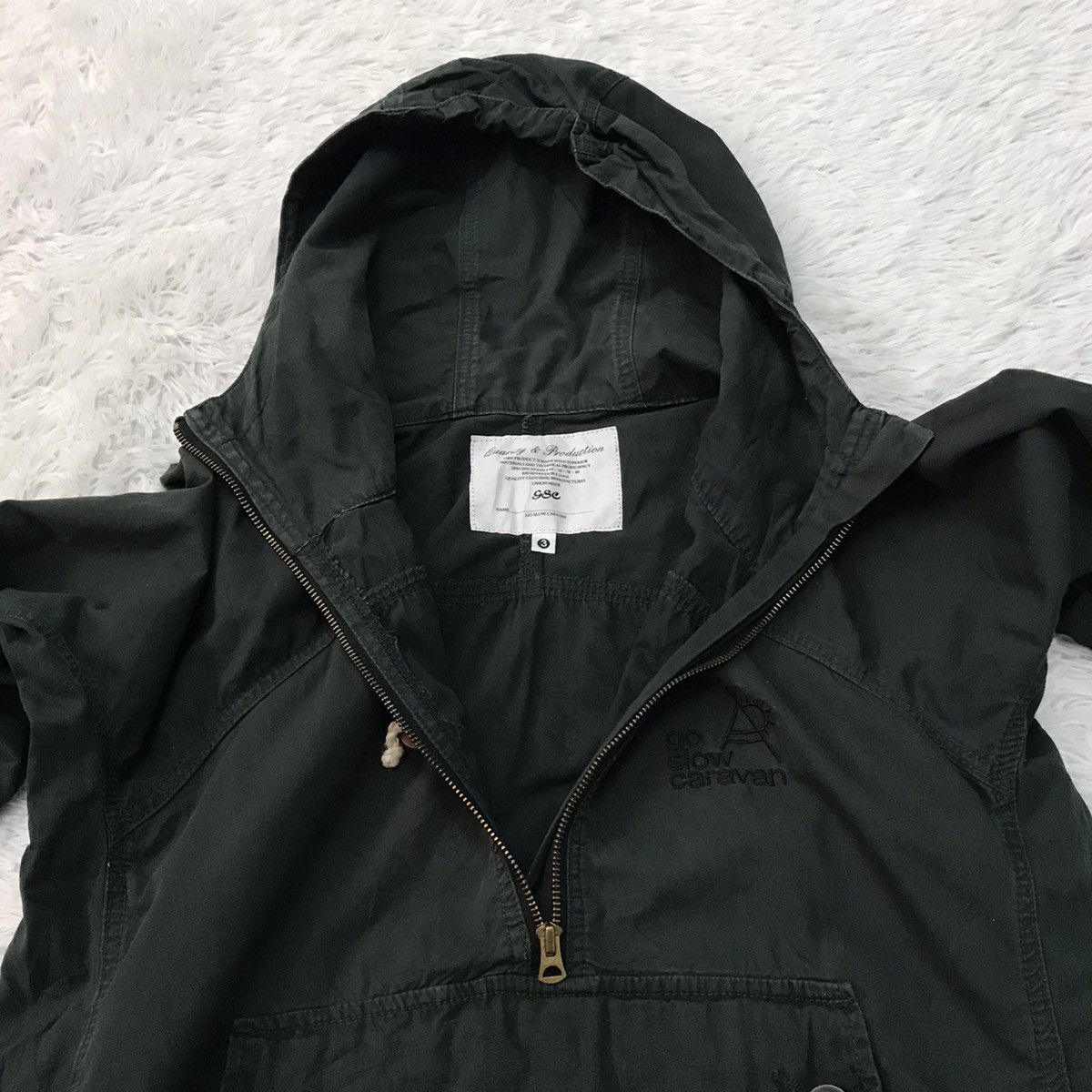 go slow caravan GSC Go Slow Caravan Half Zip Jacket Big Compartment Pocket Size US M / EU 48-50 / 2 - 13 Thumbnail