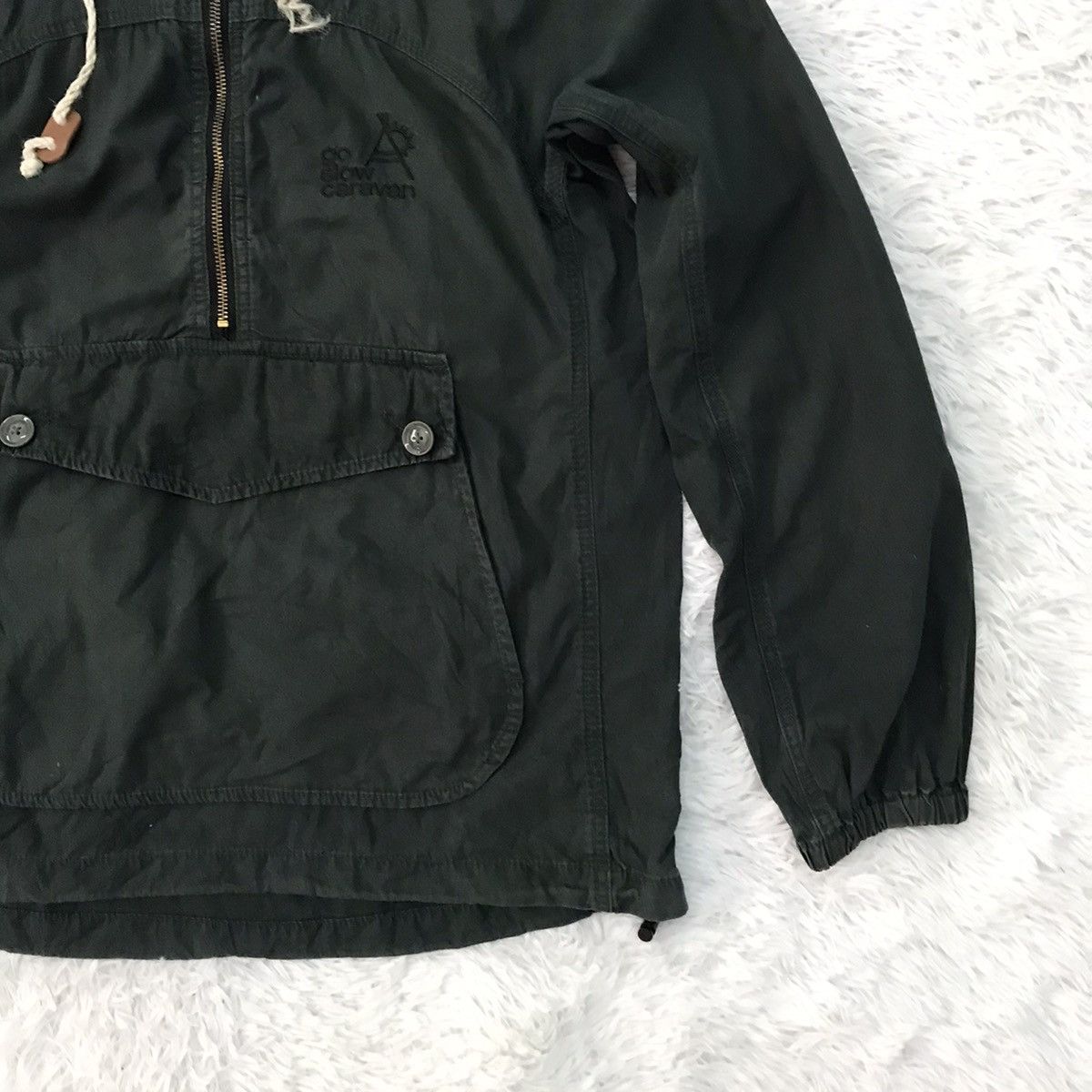 go slow caravan GSC Go Slow Caravan Half Zip Jacket Big Compartment Pocket Size US M / EU 48-50 / 2 - 6 Thumbnail