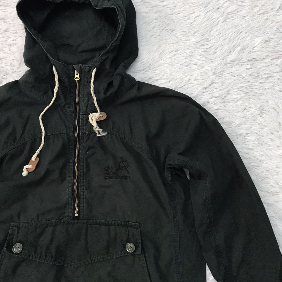 go slow caravan GSC Go Slow Caravan Half Zip Jacket Big Compartment Pocket Size US M / EU 48-50 / 2 - 4 Thumbnail