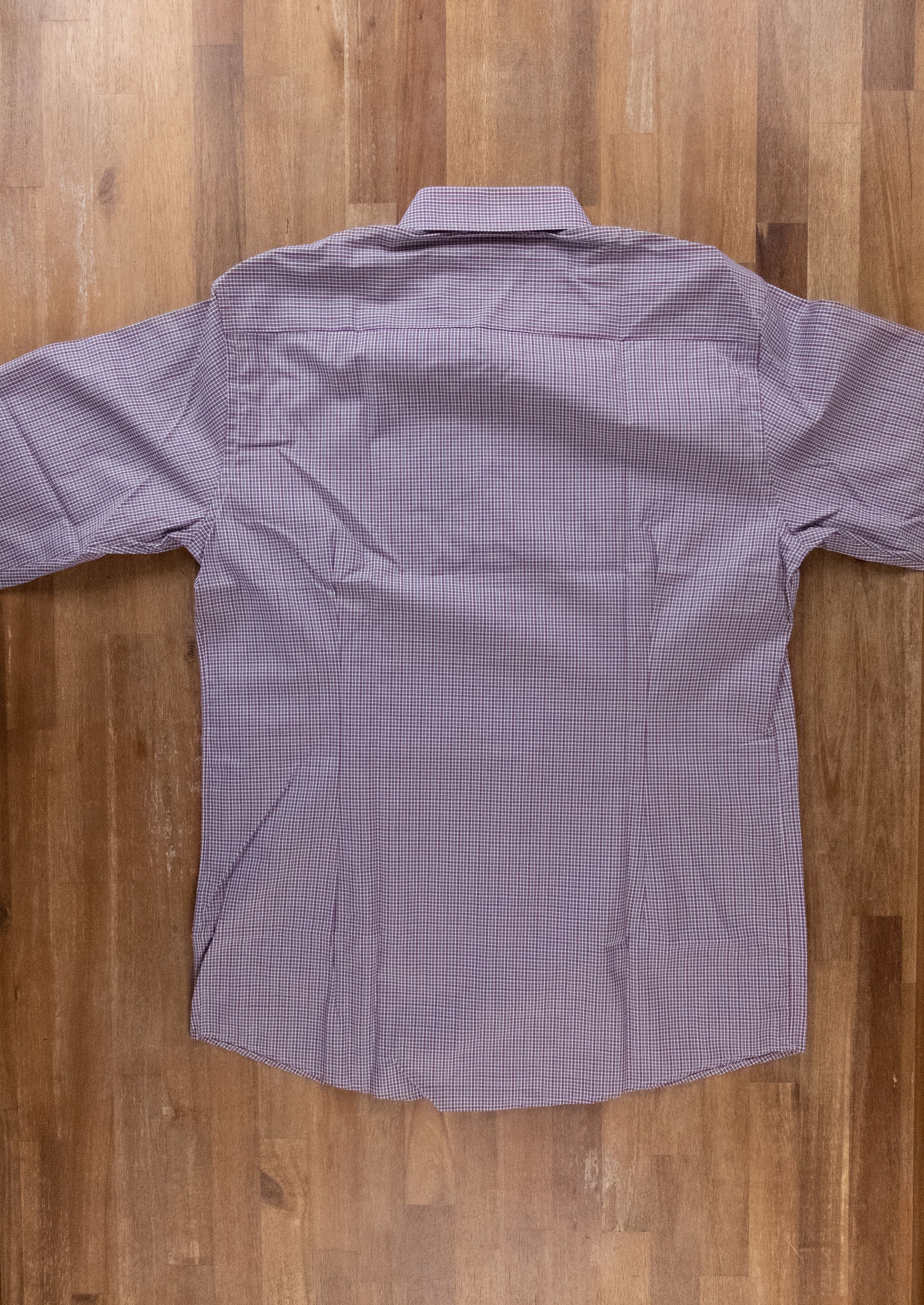 Eton ETON of Sweden white slim fit plaid check dress shirt 43 17 Size US XL / EU 56 / 4 - 7 Thumbnail