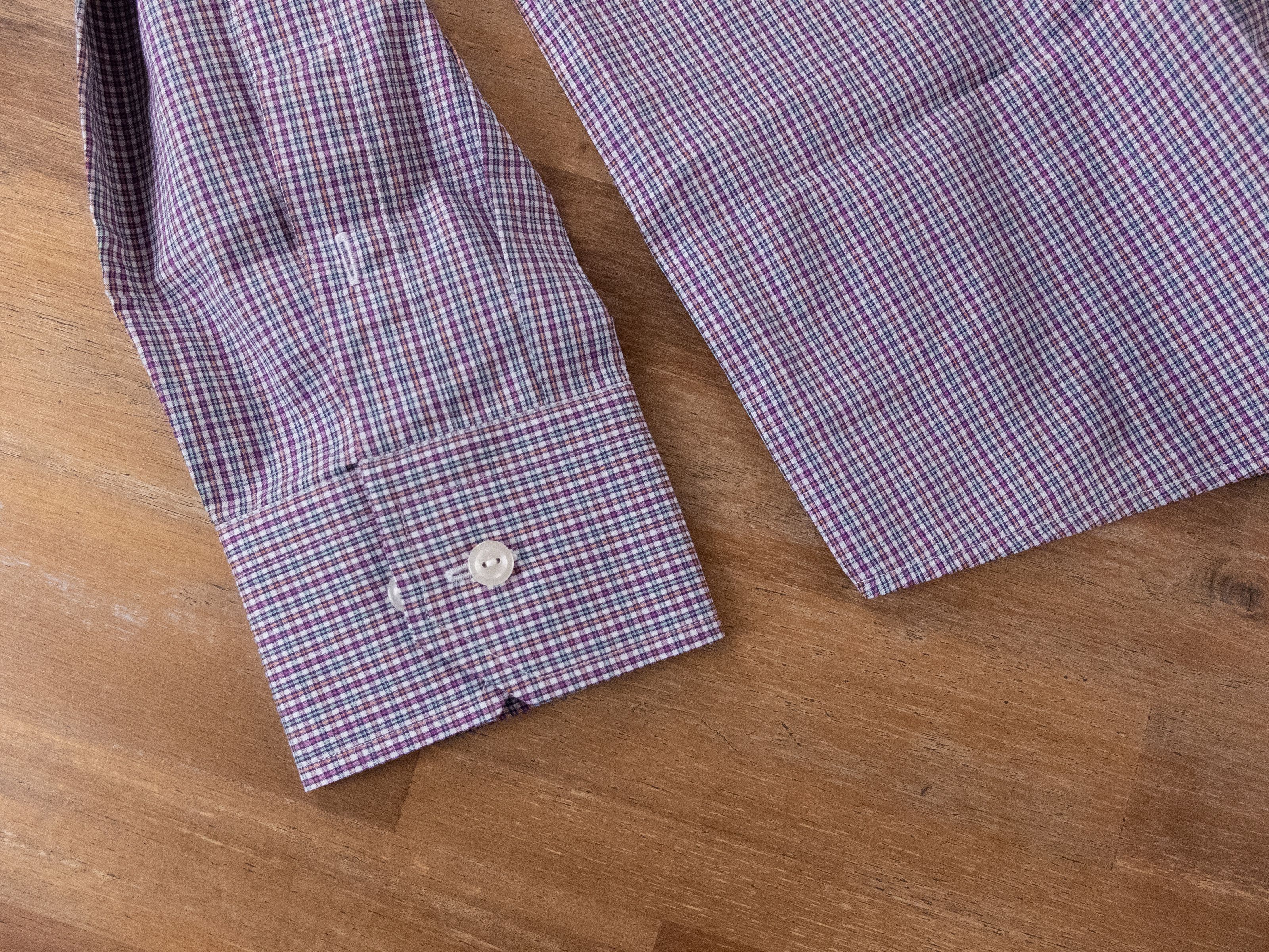 Eton ETON of Sweden white slim fit plaid check dress shirt 43 17 Size US XL / EU 56 / 4 - 5 Thumbnail