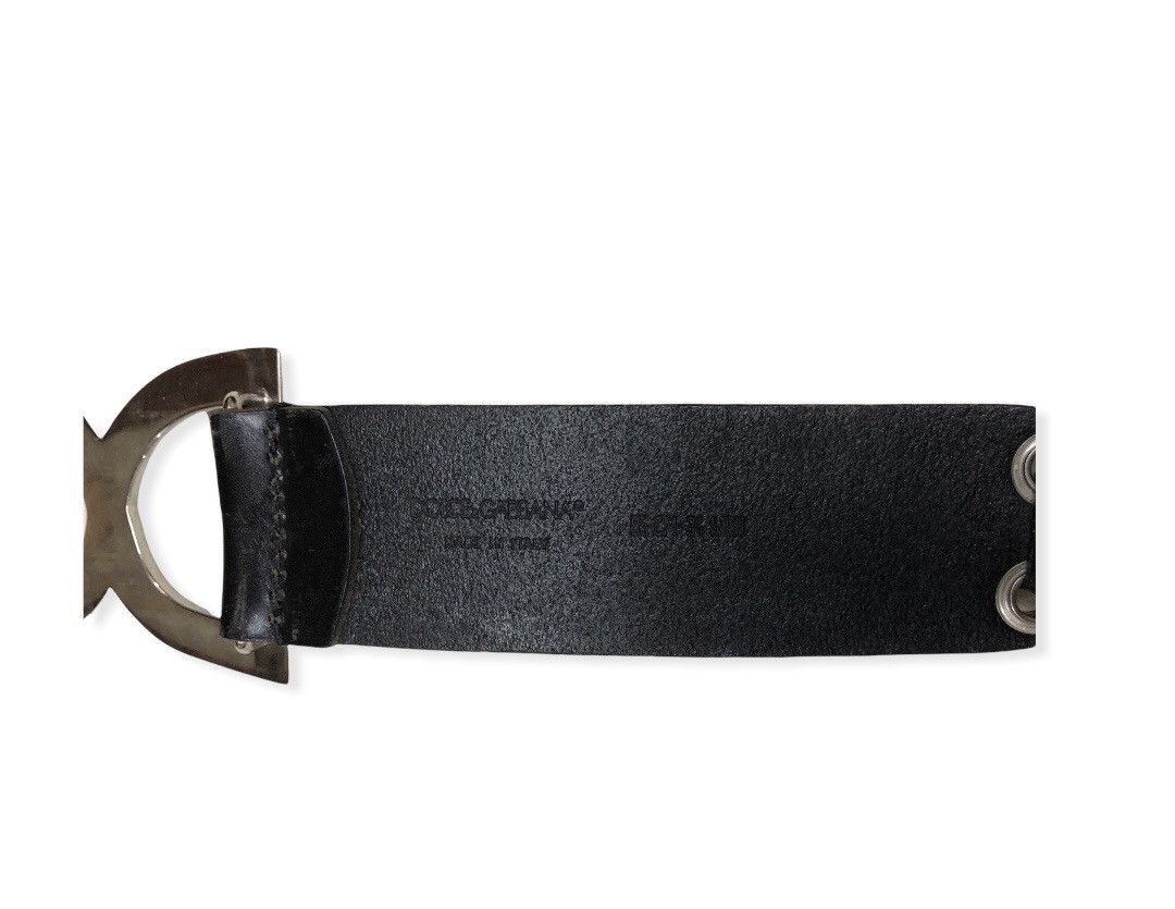 Dolce & Gabbana Archival Dolce Gabbana Chain Style Punk Rock Big Logo Belt Size ONE SIZE - 5 Thumbnail