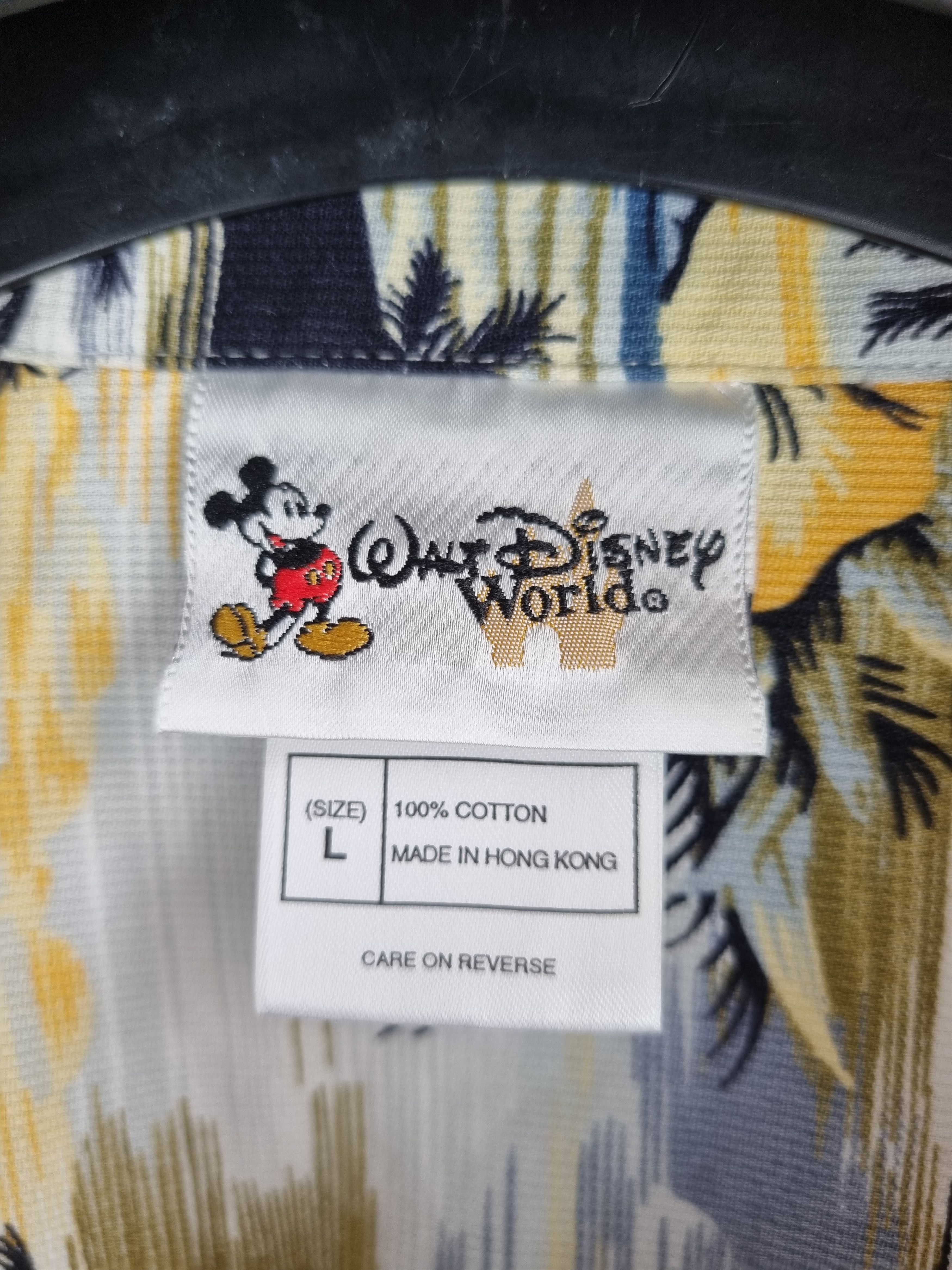 Disney × Vintage Hawaiian Surf Mickey Mouse Goofy Pluto Funny Shirt Size US L / EU 52-54 / 3 - 7 Thumbnail