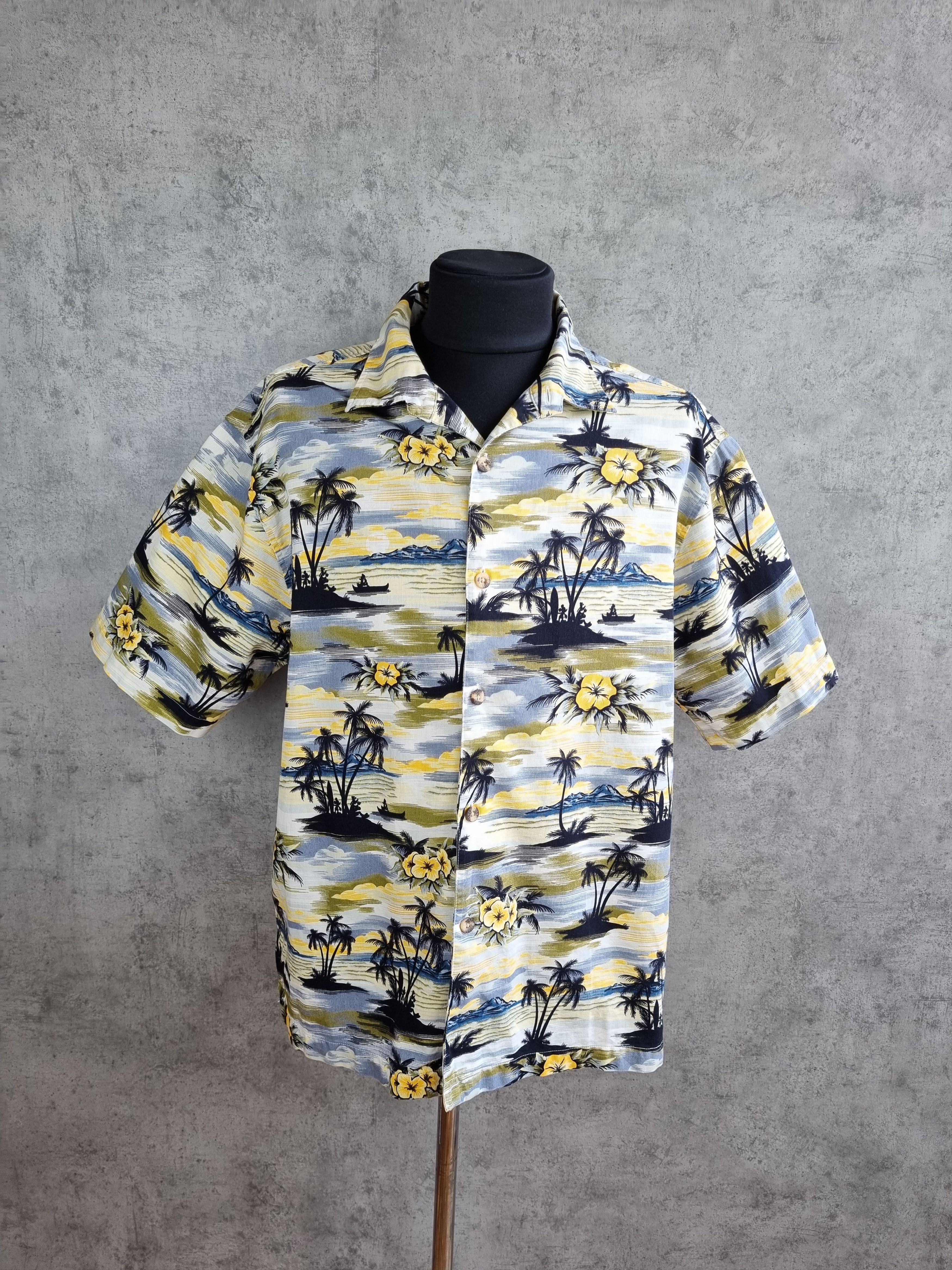 Disney × Vintage Hawaiian Surf Mickey Mouse Goofy Pluto Funny Shirt Size US L / EU 52-54 / 3 - 1 Thumbnail