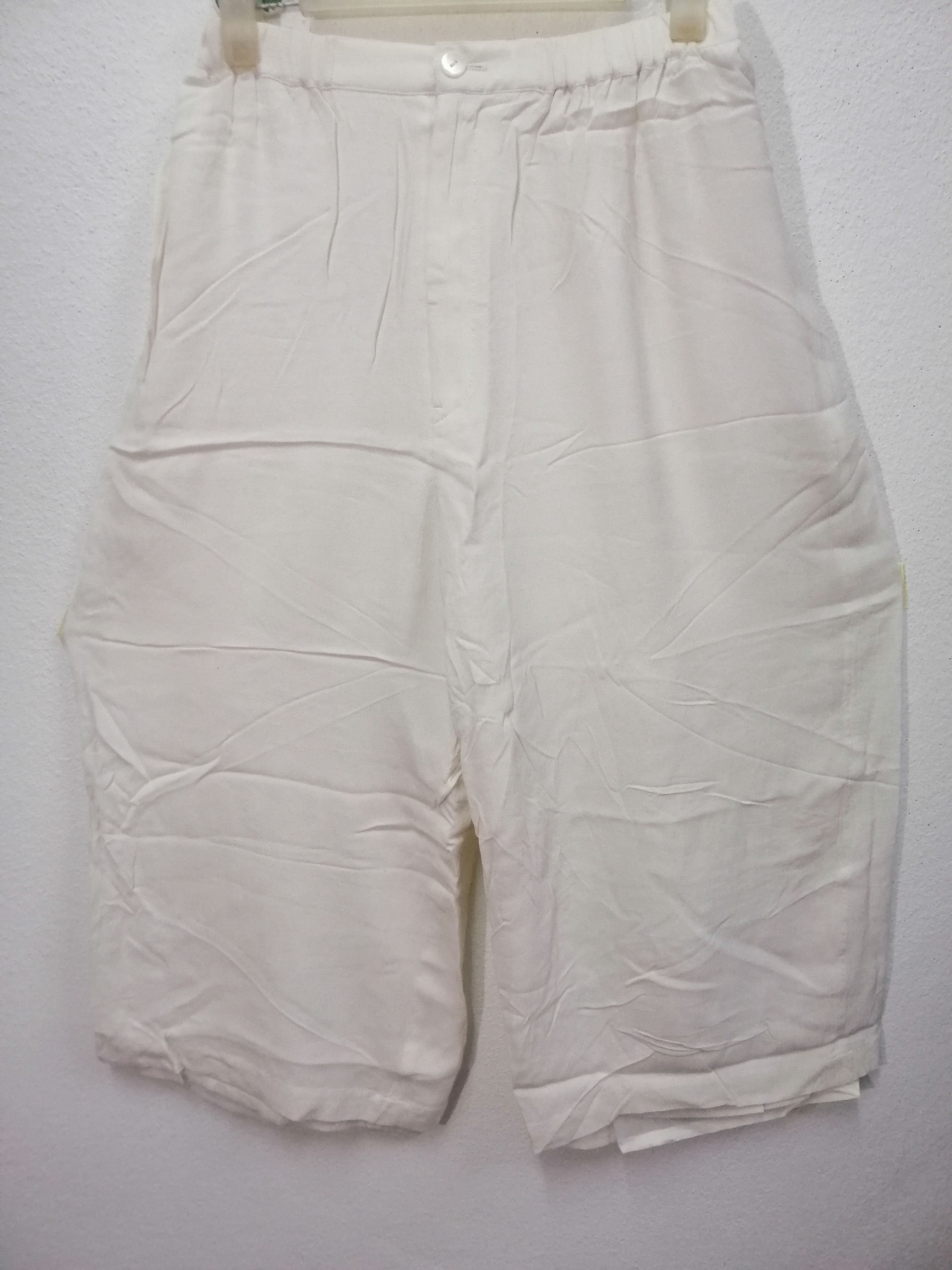 image of Issey Miyake Rayon Pant in White, Men's (Size 31)