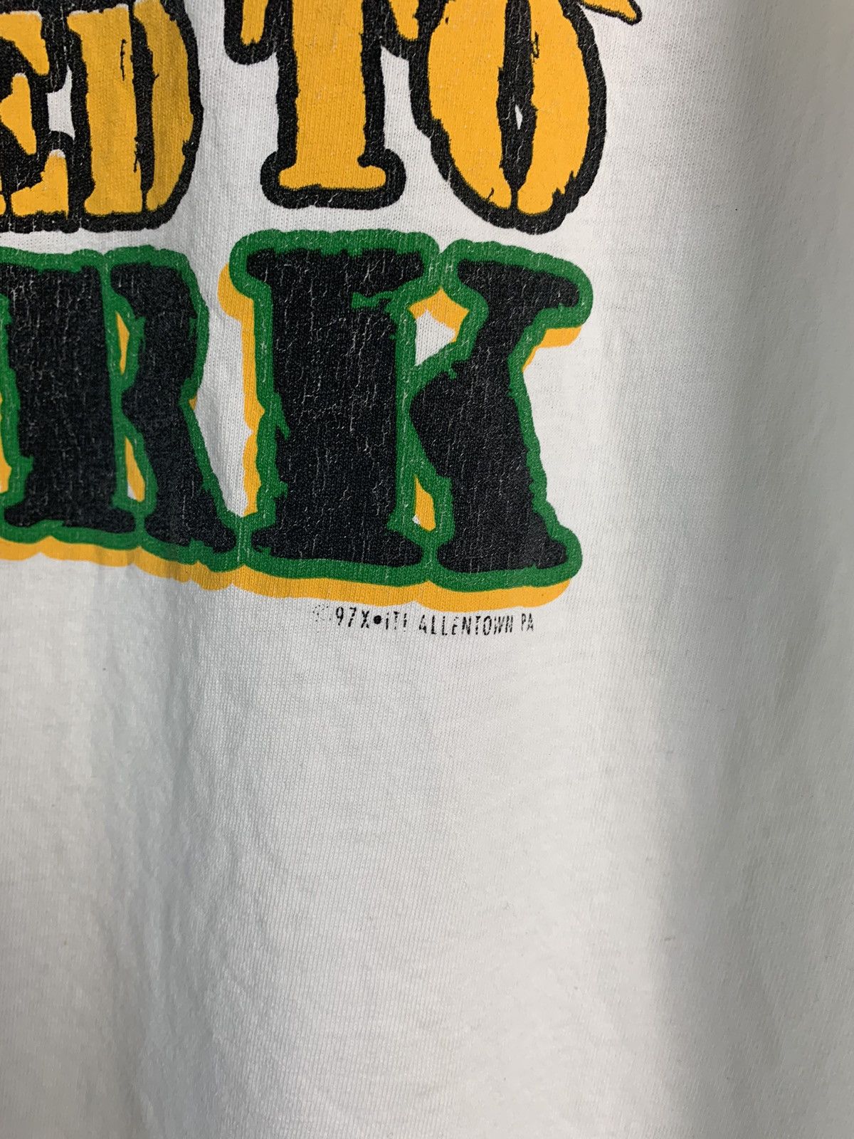 Anvil Vintage 97 Anvil Born To Hunt Forced To Work Tee Size US L / EU 52-54 / 3 - 5 Thumbnail