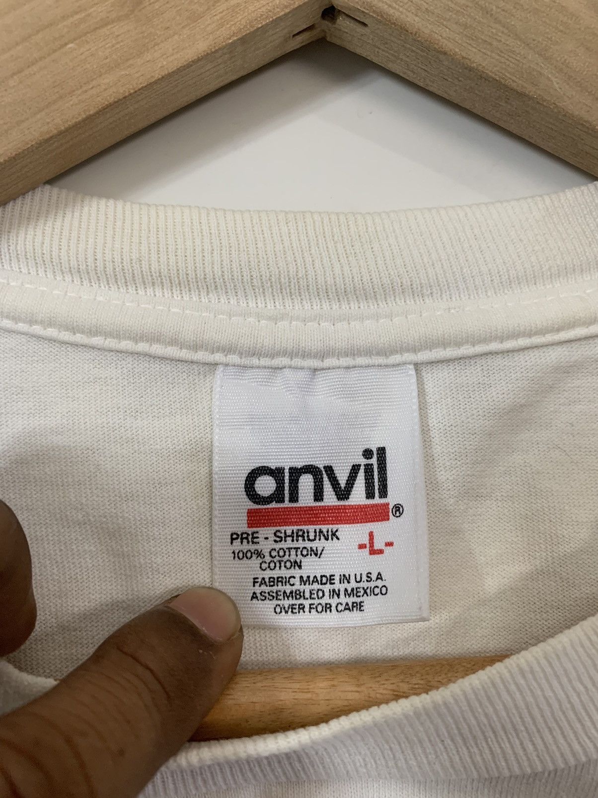 Anvil Vintage 97 Anvil Born To Hunt Forced To Work Tee Size US L / EU 52-54 / 3 - 6 Thumbnail