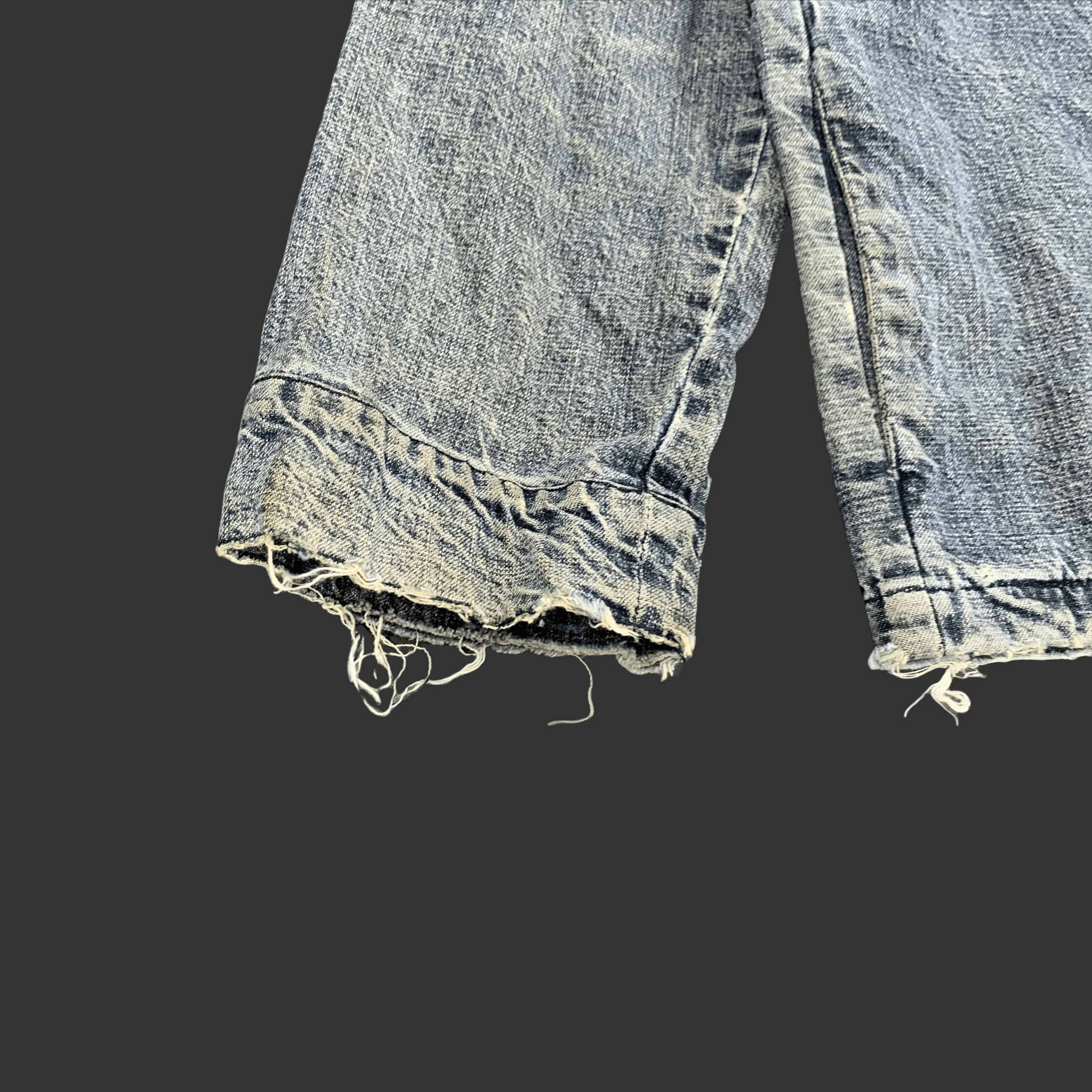A.P.C. APC TRASHED DISTRESS WASHED DENIM JACKET #3222-62 Size US M / EU 48-50 / 2 - 6 Thumbnail