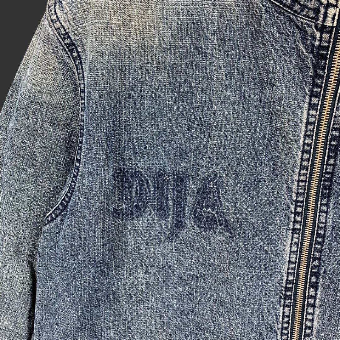 A.P.C. APC TRASHED DISTRESS WASHED DENIM JACKET #3222-62 Size US M / EU 48-50 / 2 - 4 Thumbnail