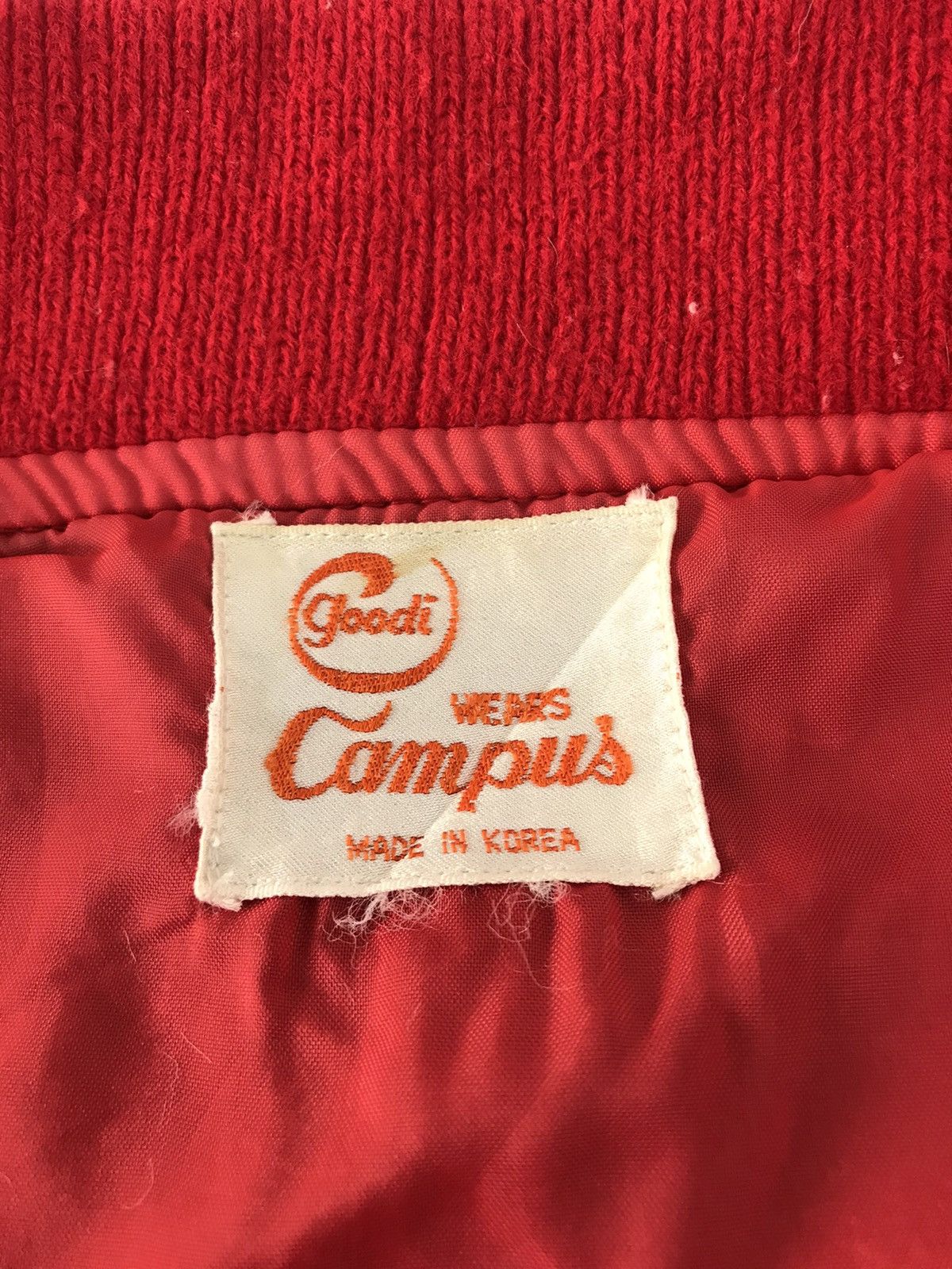 Japanese Brand Vintage Varsity Jacket Wool Quilted Inner Snap Button Size US M / EU 48-50 / 2 - 7 Thumbnail