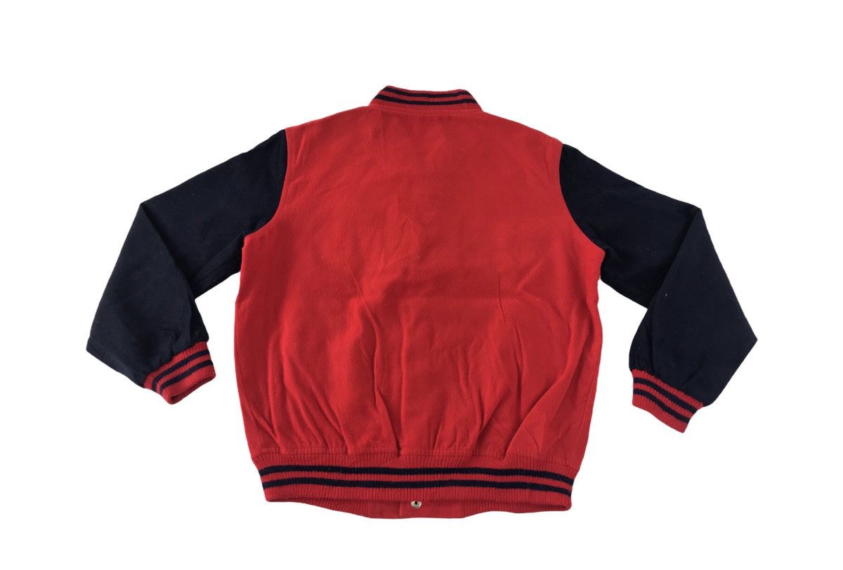 Japanese Brand Vintage Varsity Jacket Wool Quilted Inner Snap Button Size US M / EU 48-50 / 2 - 2 Thumbnail