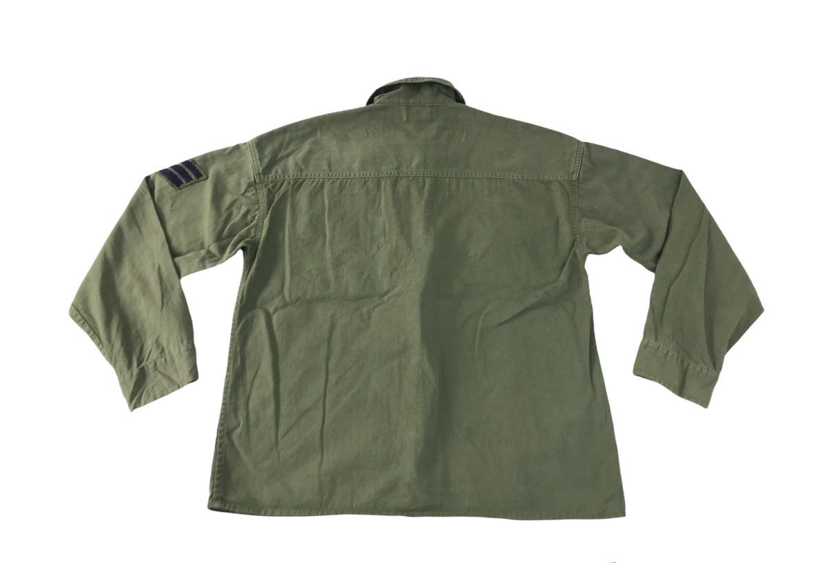 Vintage US Army Olive Green Khakis Button Up Shirt Sergeant Size US S / EU 44-46 / 1 - 5 Thumbnail