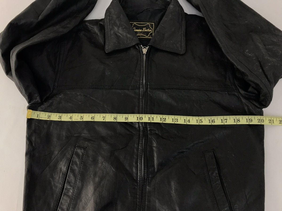 Genuine Leather Classic Leather Jacket Military Motorcycle Racing K2227j Size US S / EU 44-46 / 1 - 9 Thumbnail