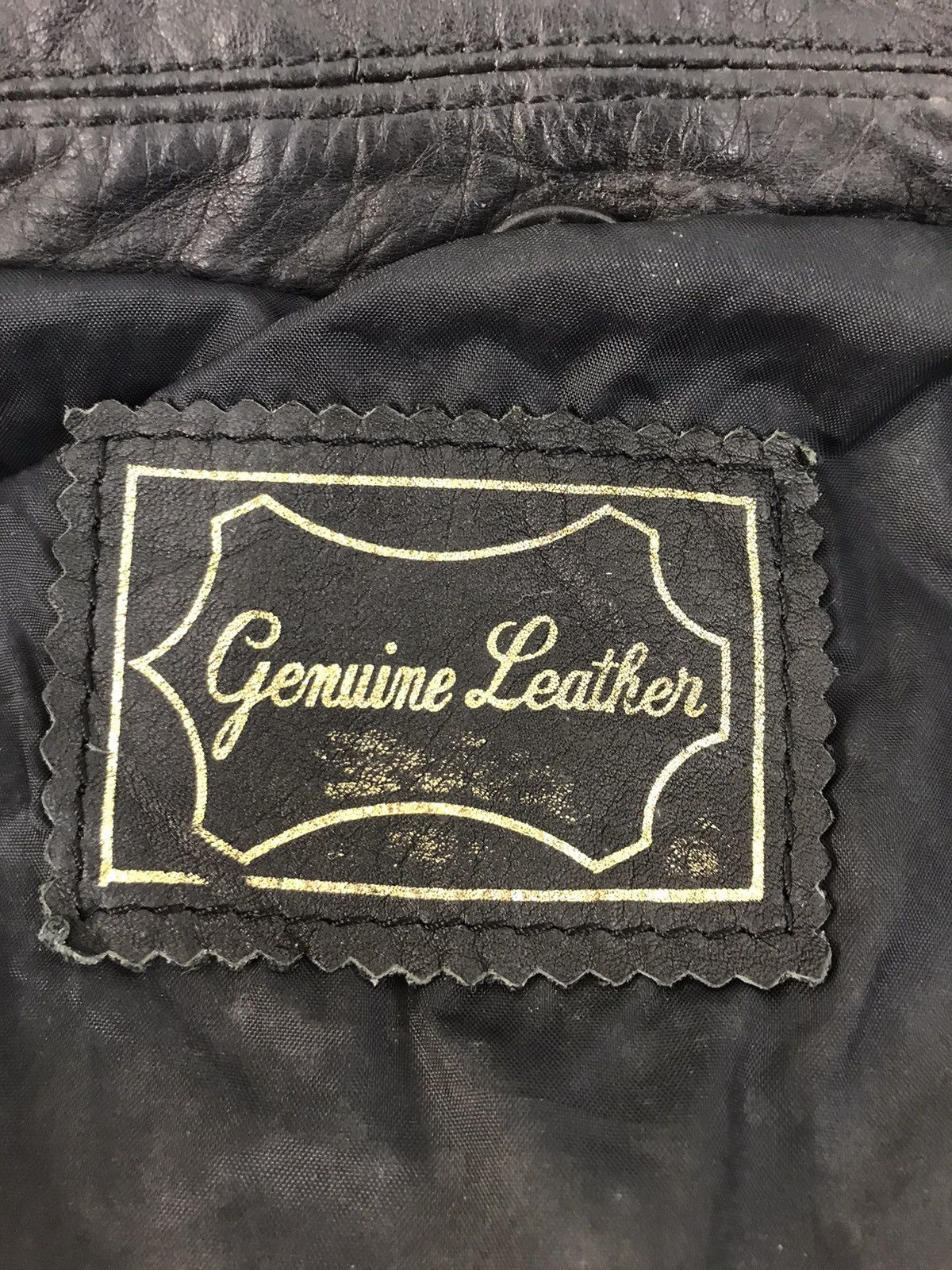 Genuine Leather Classic Leather Jacket Military Motorcycle Racing K2227j Size US S / EU 44-46 / 1 - 6 Thumbnail