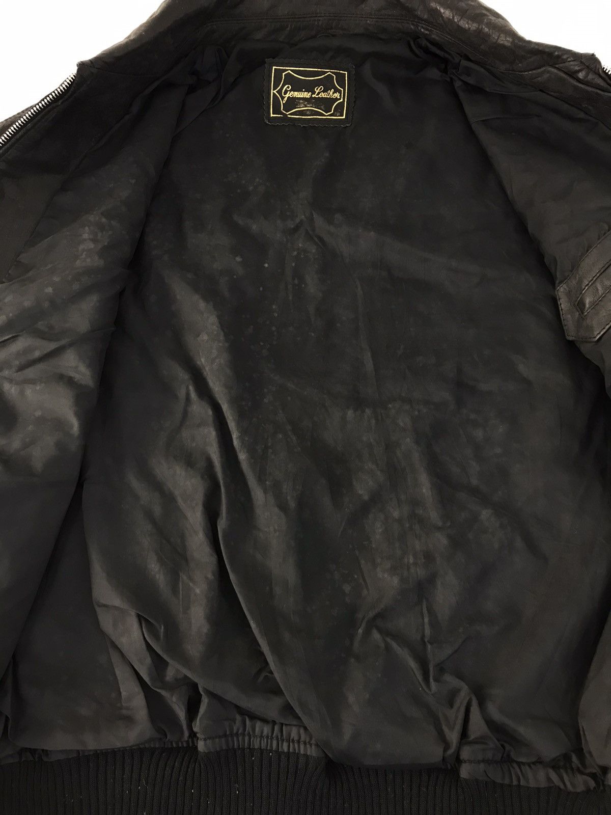 Genuine Leather Classic Leather Jacket Military Motorcycle Racing K2227j Size US S / EU 44-46 / 1 - 4 Thumbnail