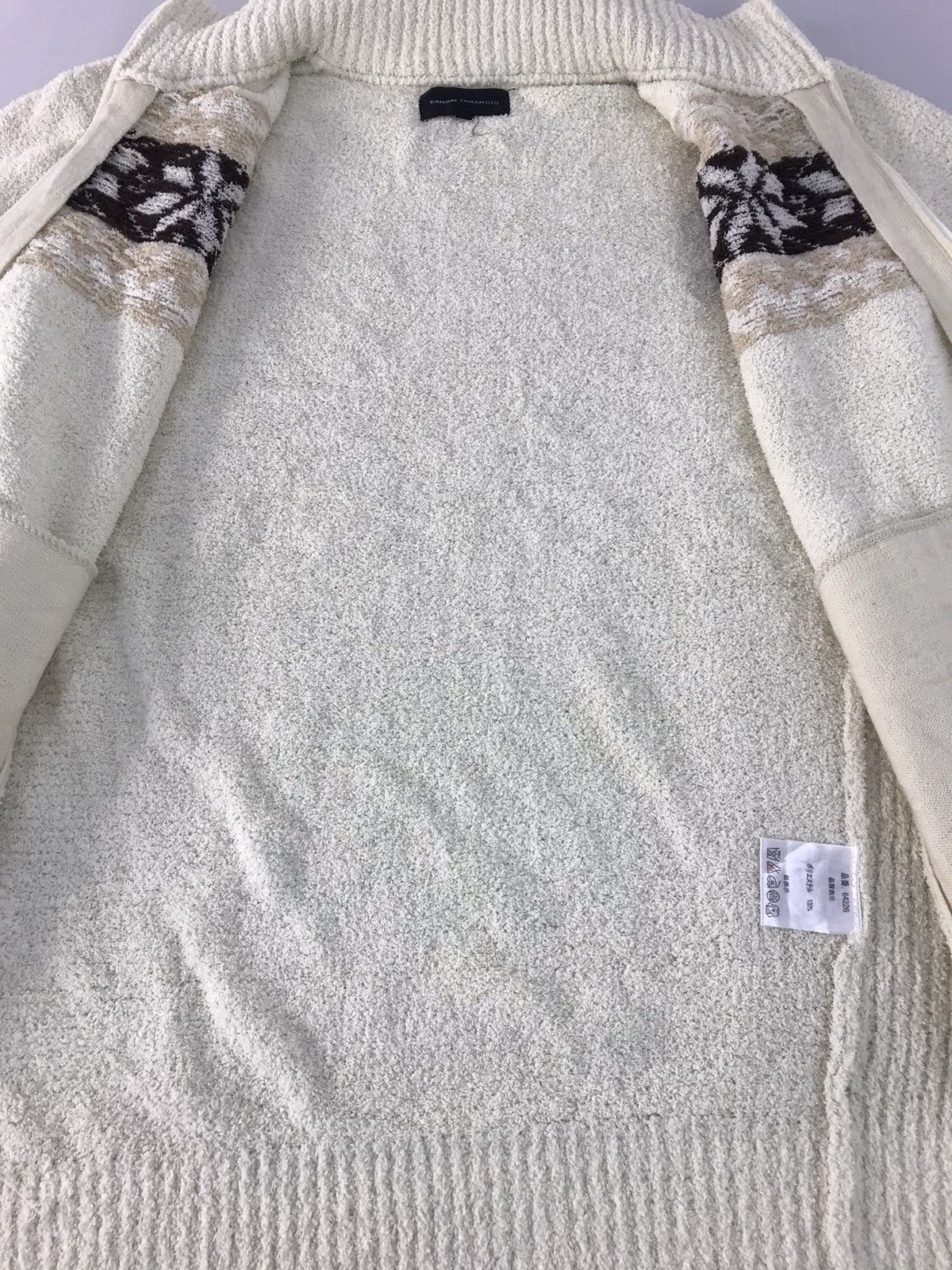 Japanese Brand × Kansai Yamamoto Kansai Yamamoto Fleece Sweater Abstract Native Knitwear Size M / US 6-8 / IT 42-44 - 6 Thumbnail