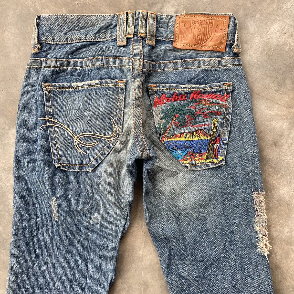Edwin × Japanese Brand Edwin flare jeans multiple pocket embroidery distressed Size 26" / US 2 / IT 38 - 4 Thumbnail