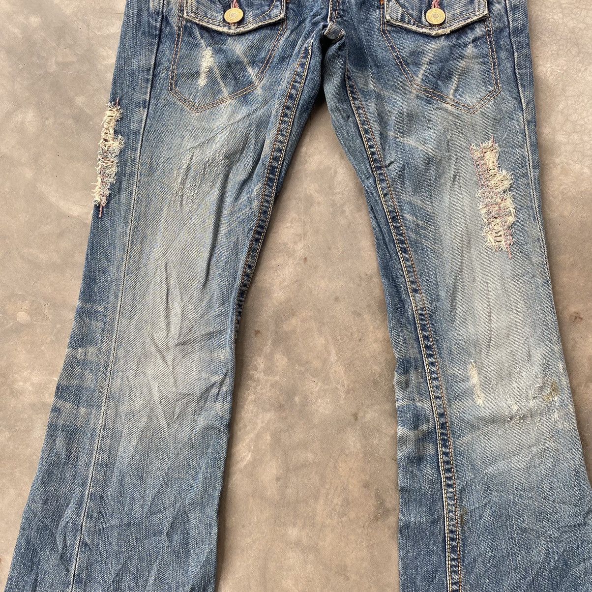 Edwin × Japanese Brand Edwin flare jeans multiple pocket embroidery distressed Size 26" / US 2 / IT 38 - 9 Thumbnail
