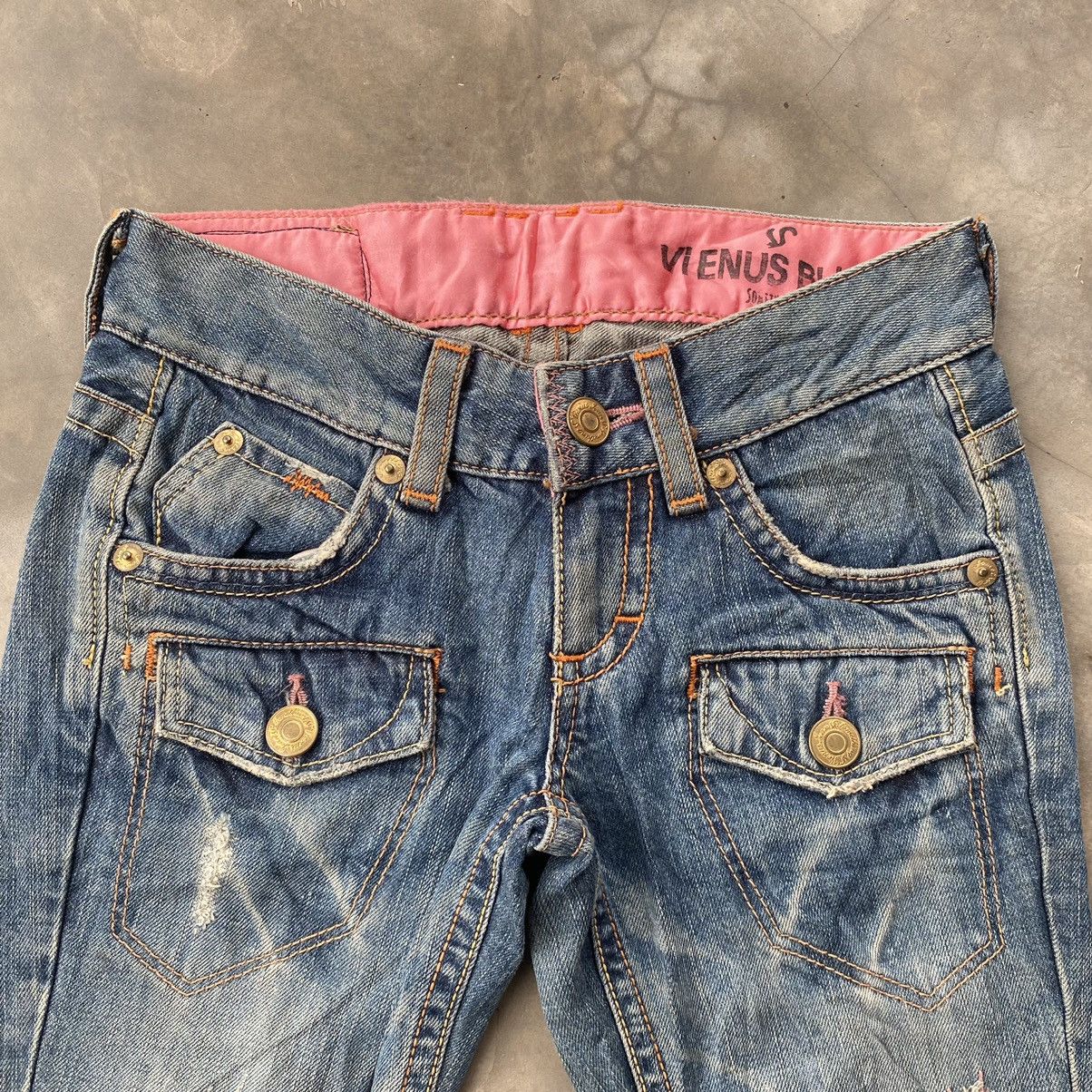 Edwin × Japanese Brand Edwin flare jeans multiple pocket embroidery distressed Size 26" / US 2 / IT 38 - 11 Thumbnail