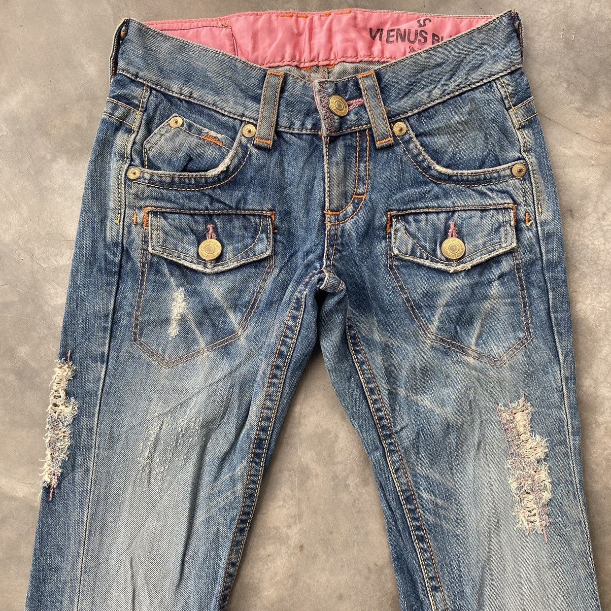 Edwin × Japanese Brand Edwin flare jeans multiple pocket embroidery distressed Size 26" / US 2 / IT 38 - 10 Thumbnail