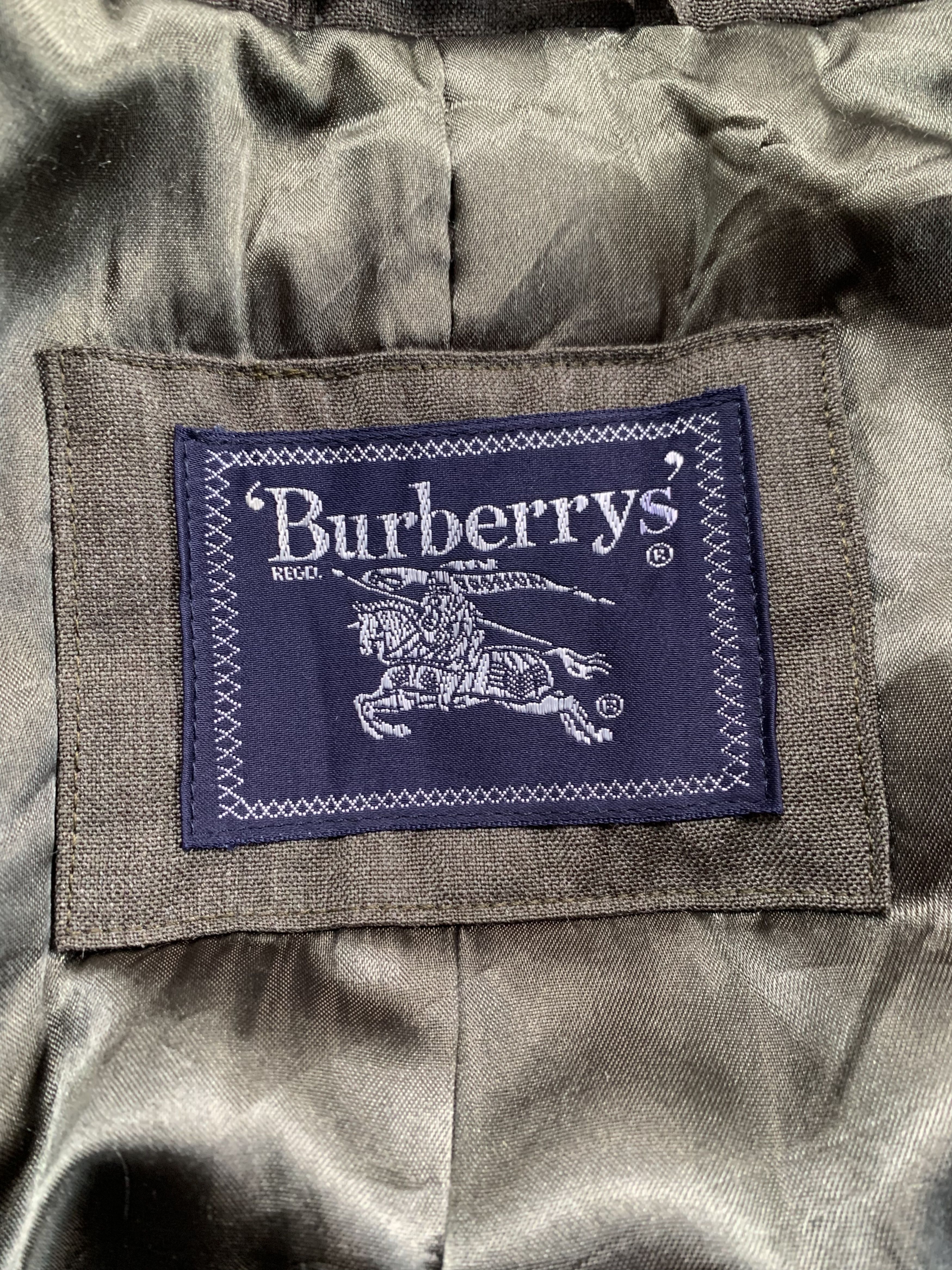 Burberry × Designer × Vintage Vintage Burberry Long Jacket Size US M / EU 48-50 / 2 - 12 Thumbnail